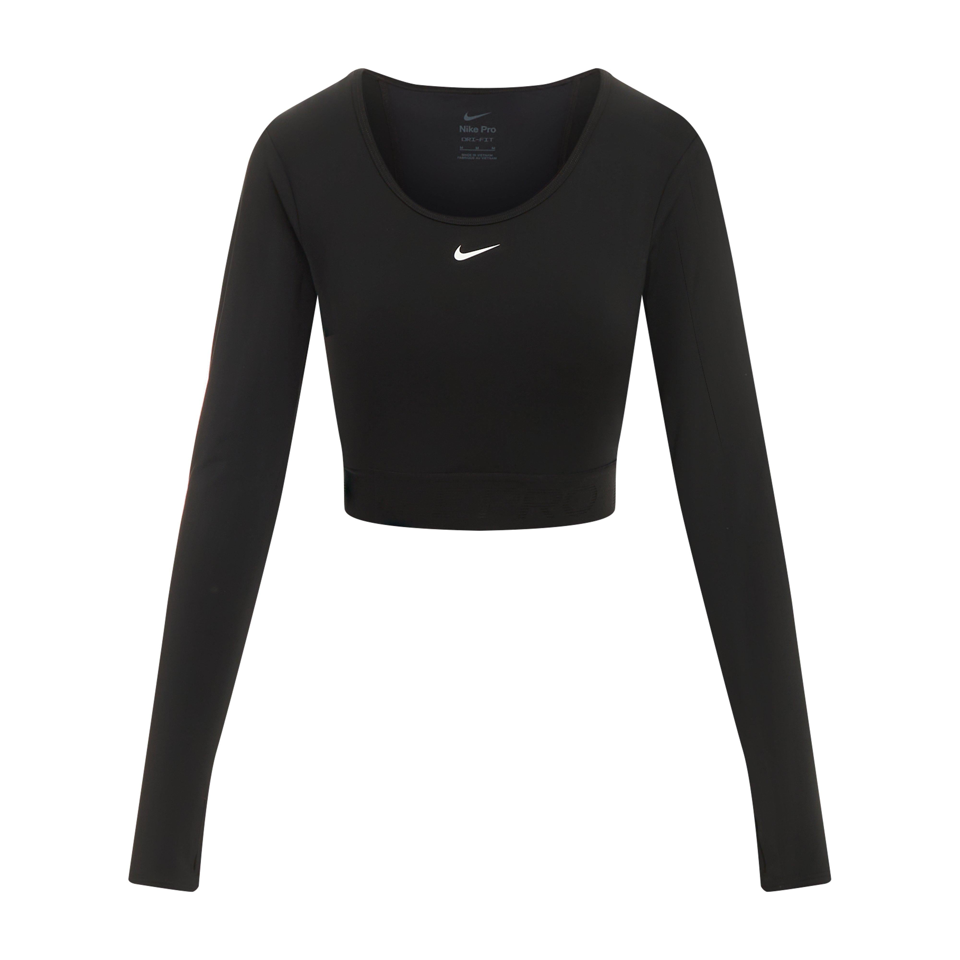 Women's Pro Dri-FIT Cropped Long Sleeve Top