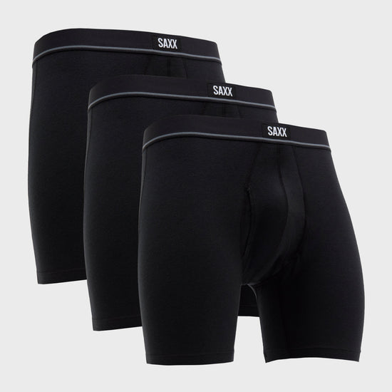 Men’s Essential Cotton Boxer Brief Fly 3 Pack