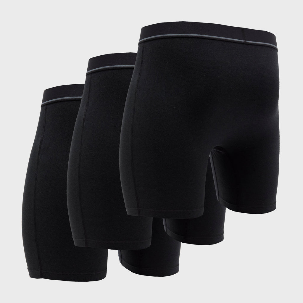 Men’s Essential Cotton Boxer Brief Fly 3 Pack