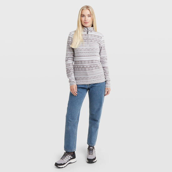 Women's Bracken Printed Half Zip Fleece