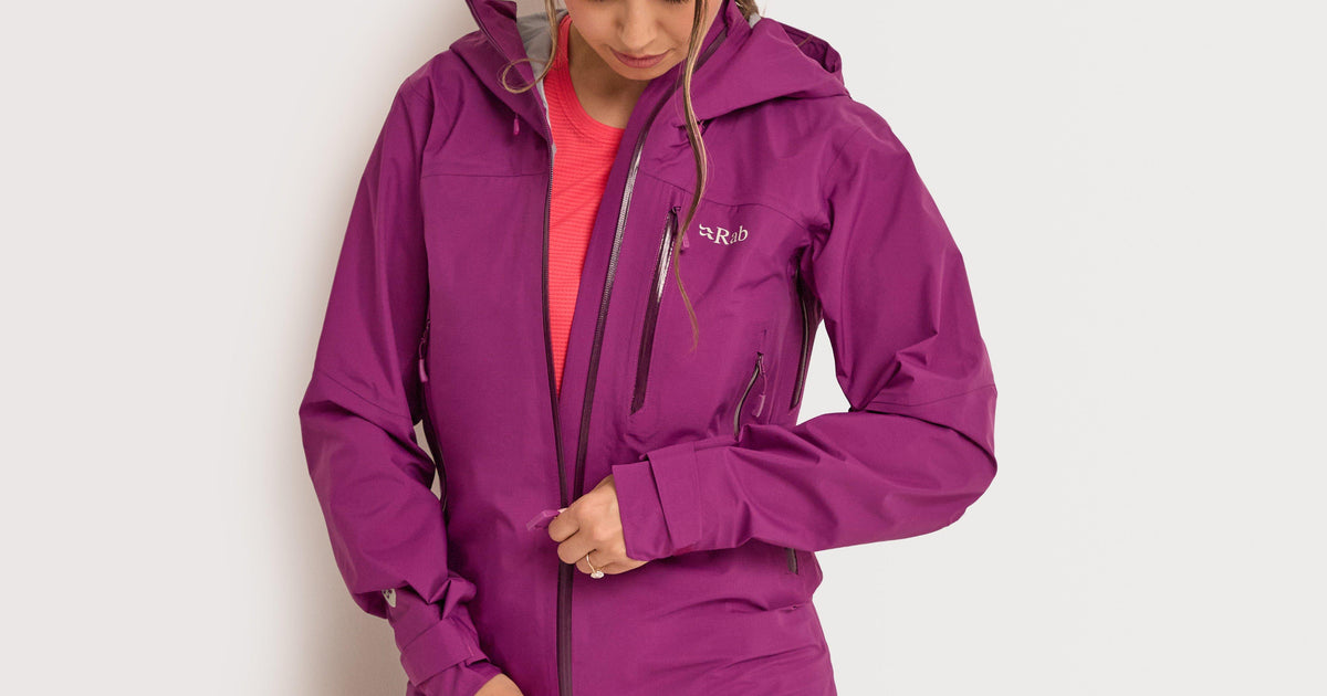 Purple Rab Womens Firewall Mountain Waterproof Jacket – GO Outdoors