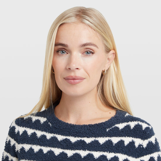 Women's Tyla Cosy Knit Scalloped Jumper