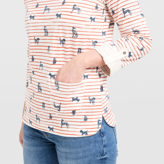 Anonna Cotton Stripe Jersey T-Shirt