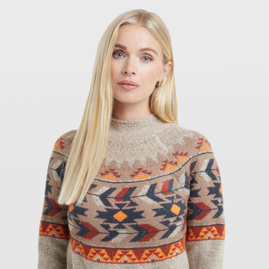 Women's Arelia Ikat Knitted Jumper