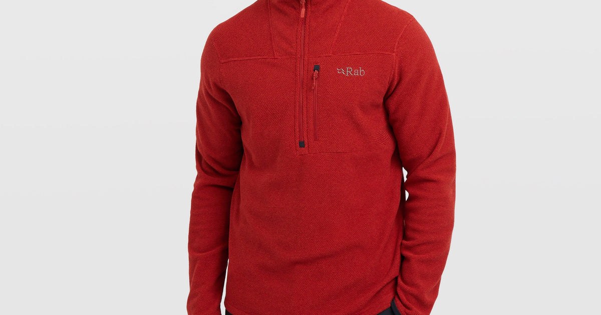 Red Rab Men’s Quest 2.0 Pull-On Fleece – GO Outdoors