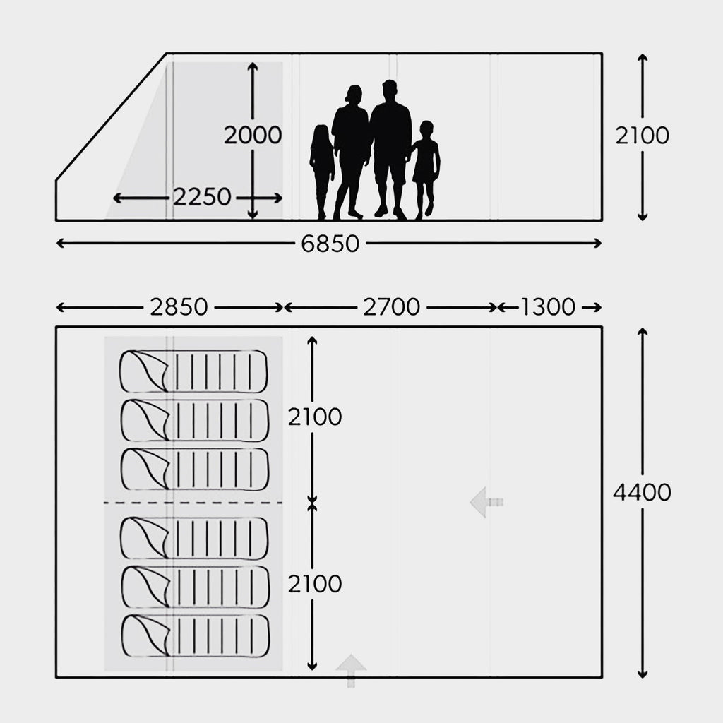 Rarotonga FTT 601 REDUX Inflatable Tent