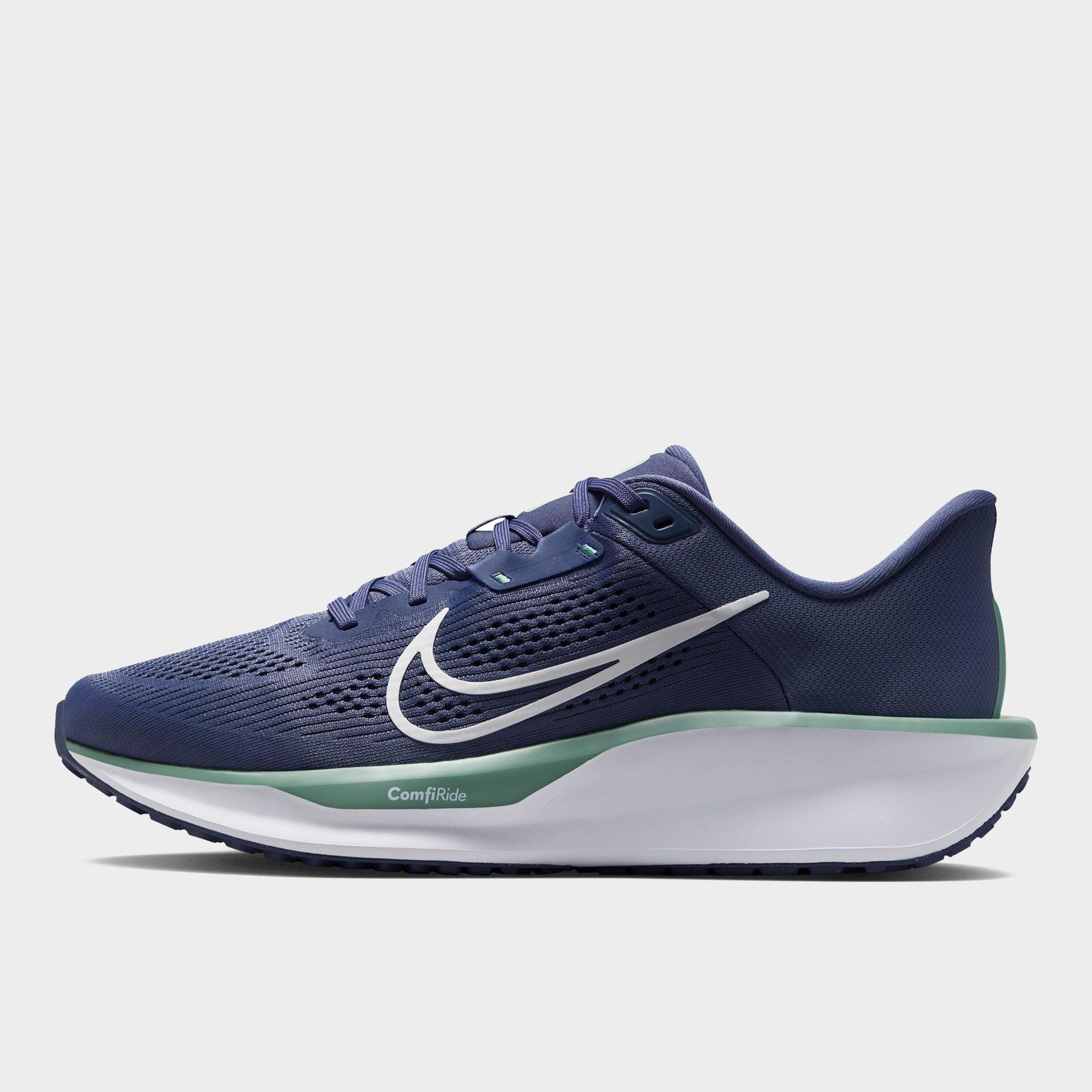 nike men blue quest running shoes