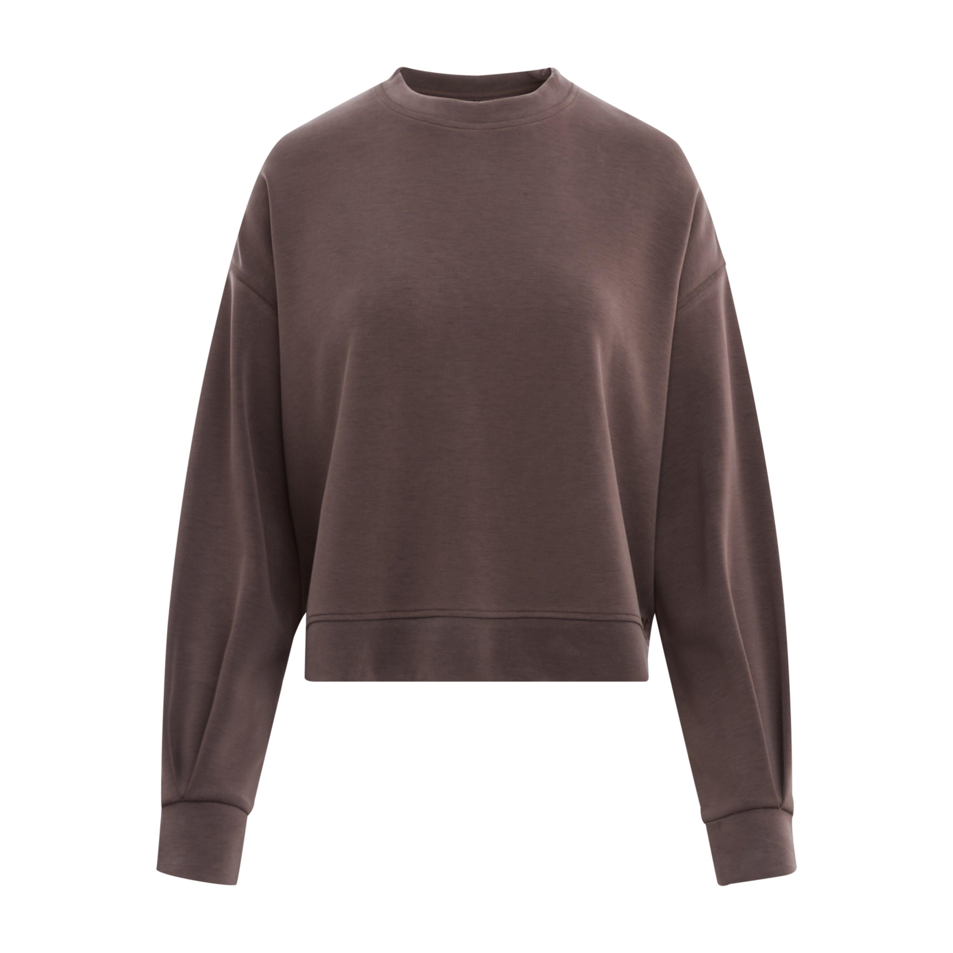 Women's Sand Wash CloudWeight Crop Sweatshirt