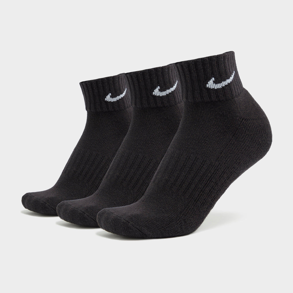 Unisex Cushioned Ankle Socks 3 Pack
