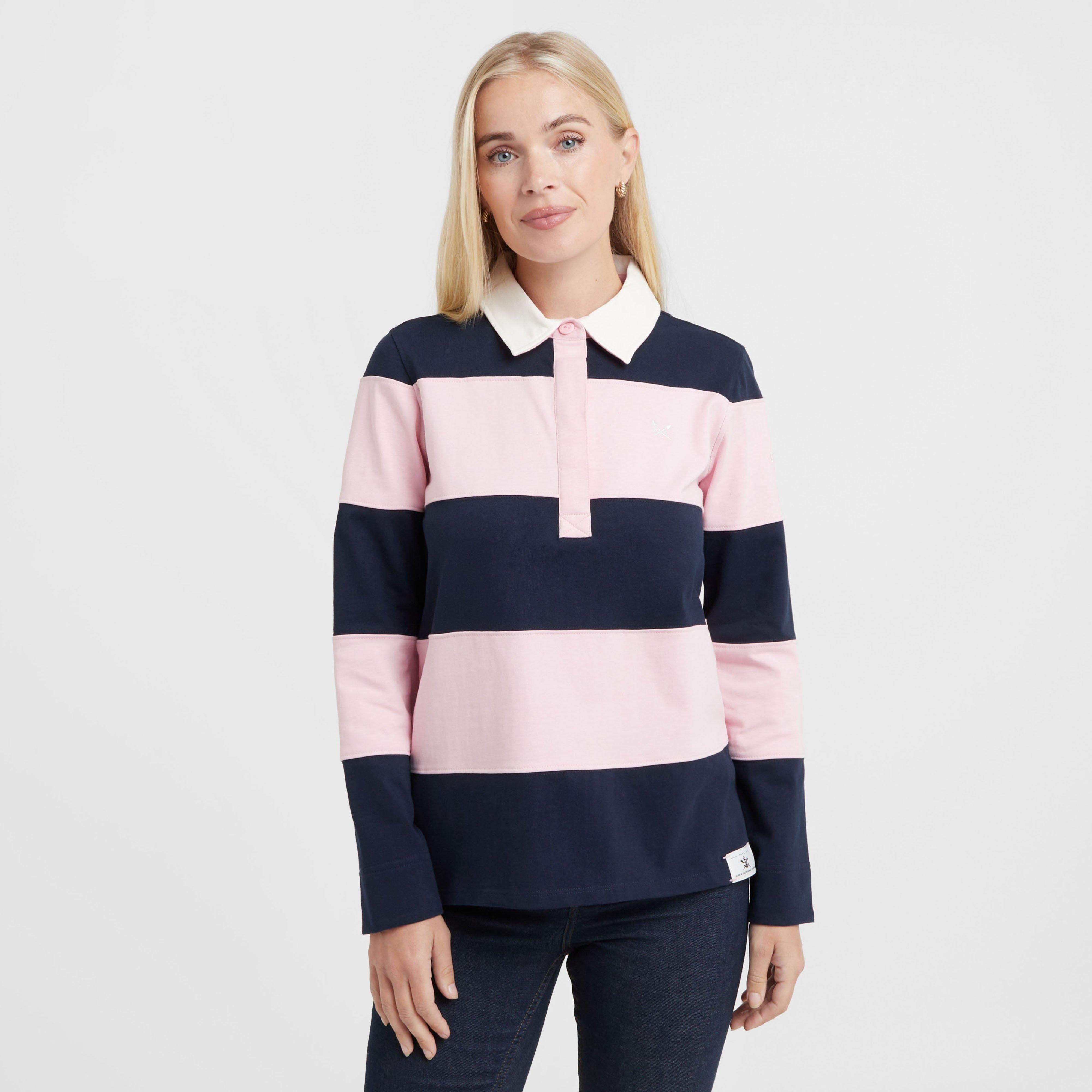 Women's Long Sleeve Stripe Rugby Shirt