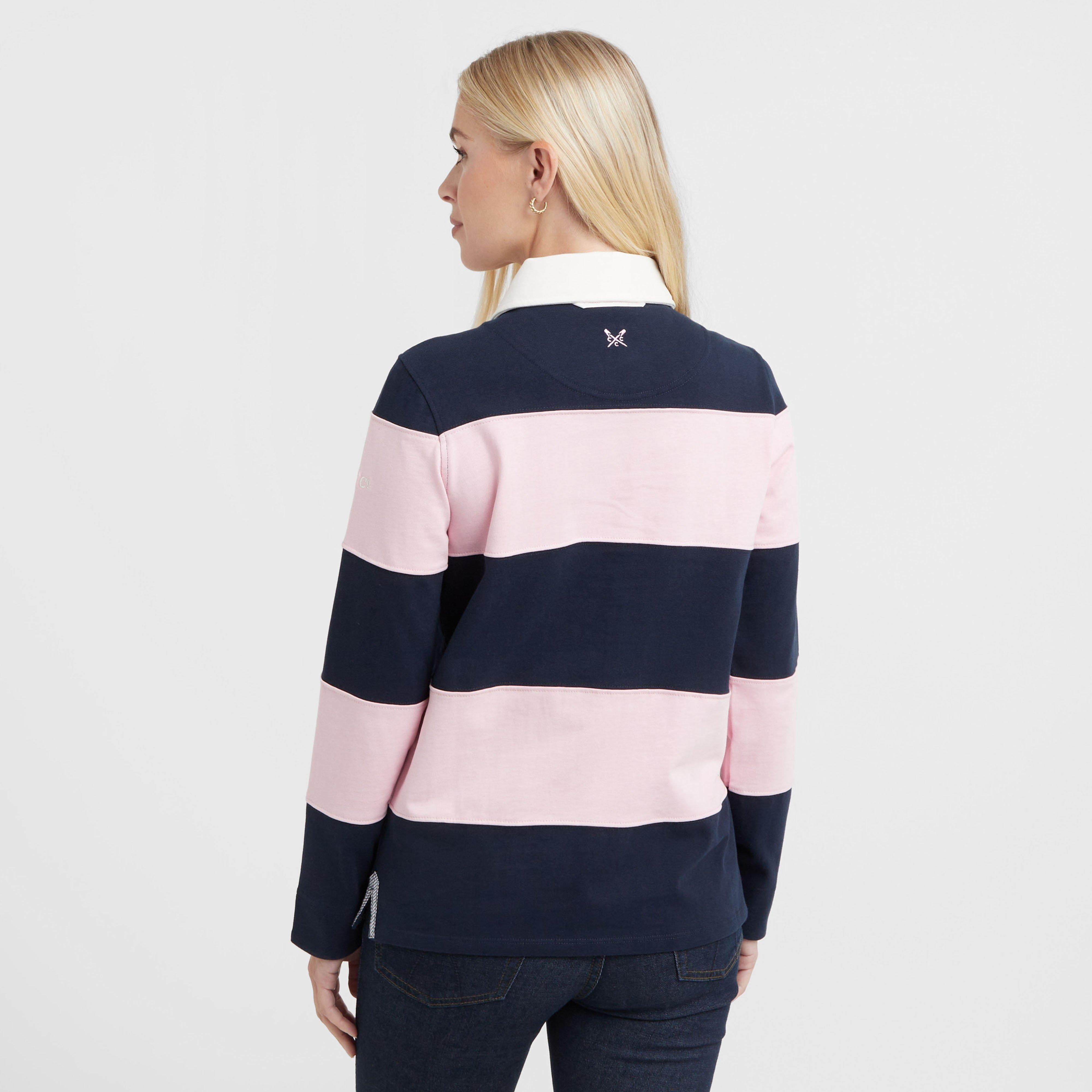 Women's Long Sleeve Stripe Rugby Shirt