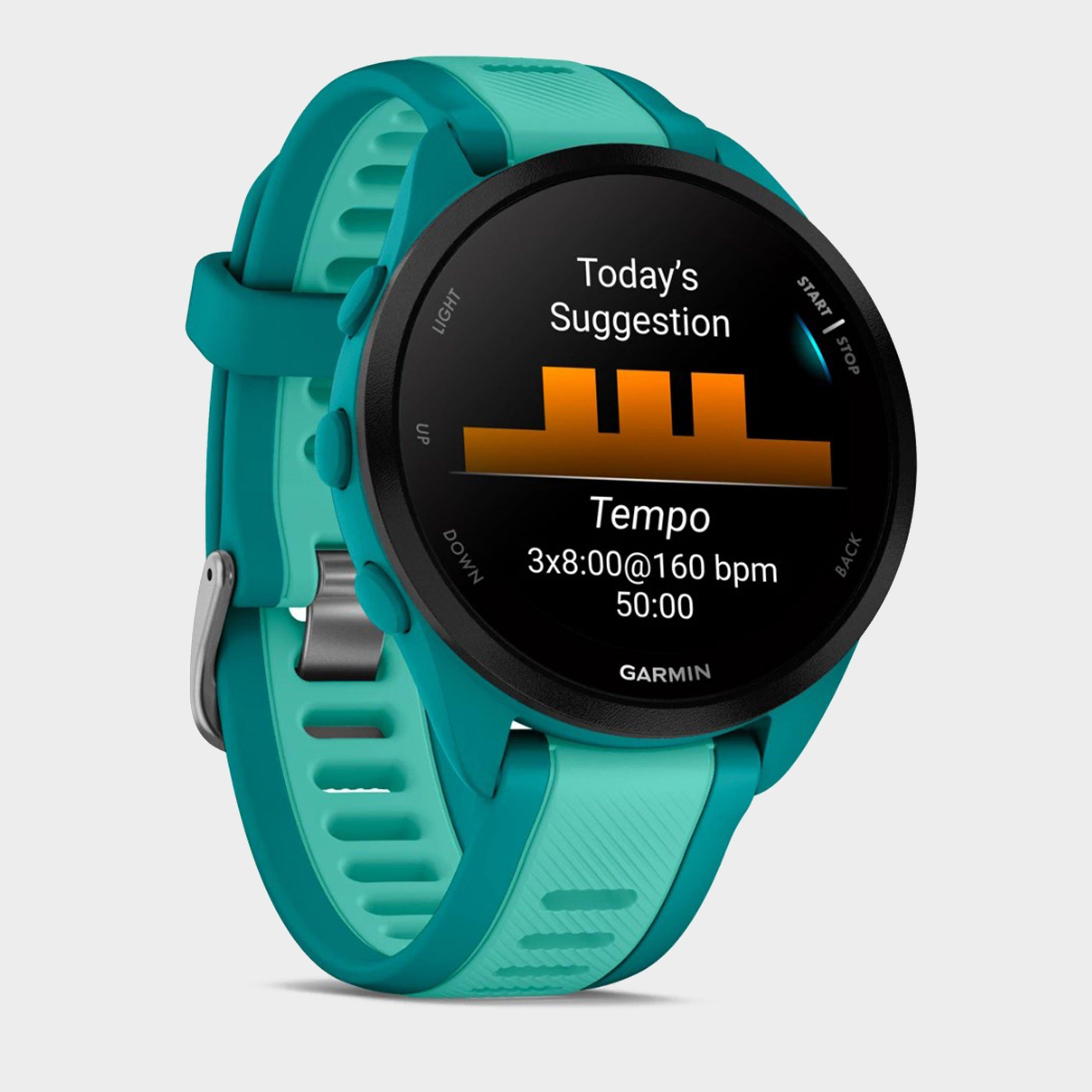 Blue Garmin Forerunner® 165 GPS Music Edition Smartwatch – GO Outdoors