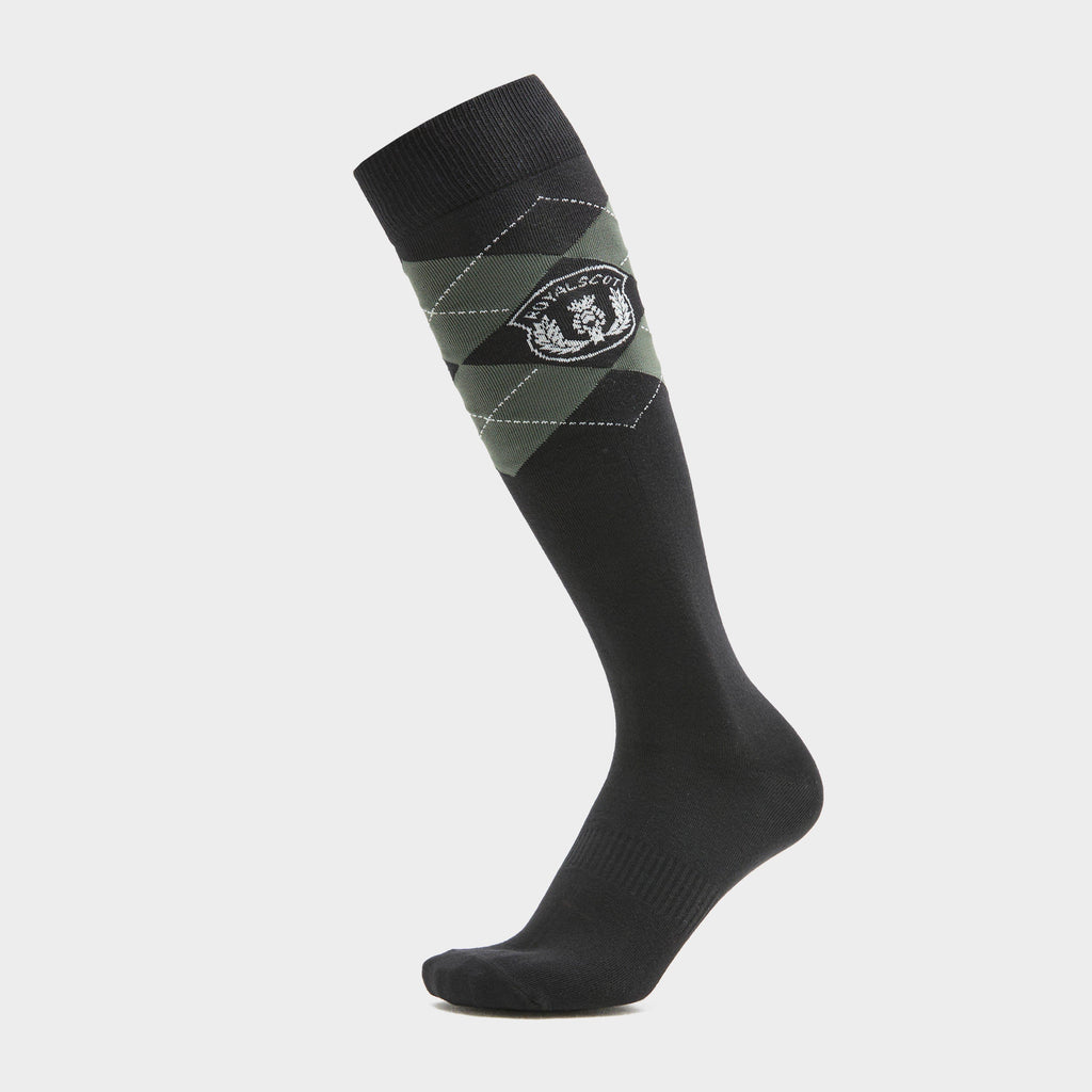 Women's Argyle Riding Socks