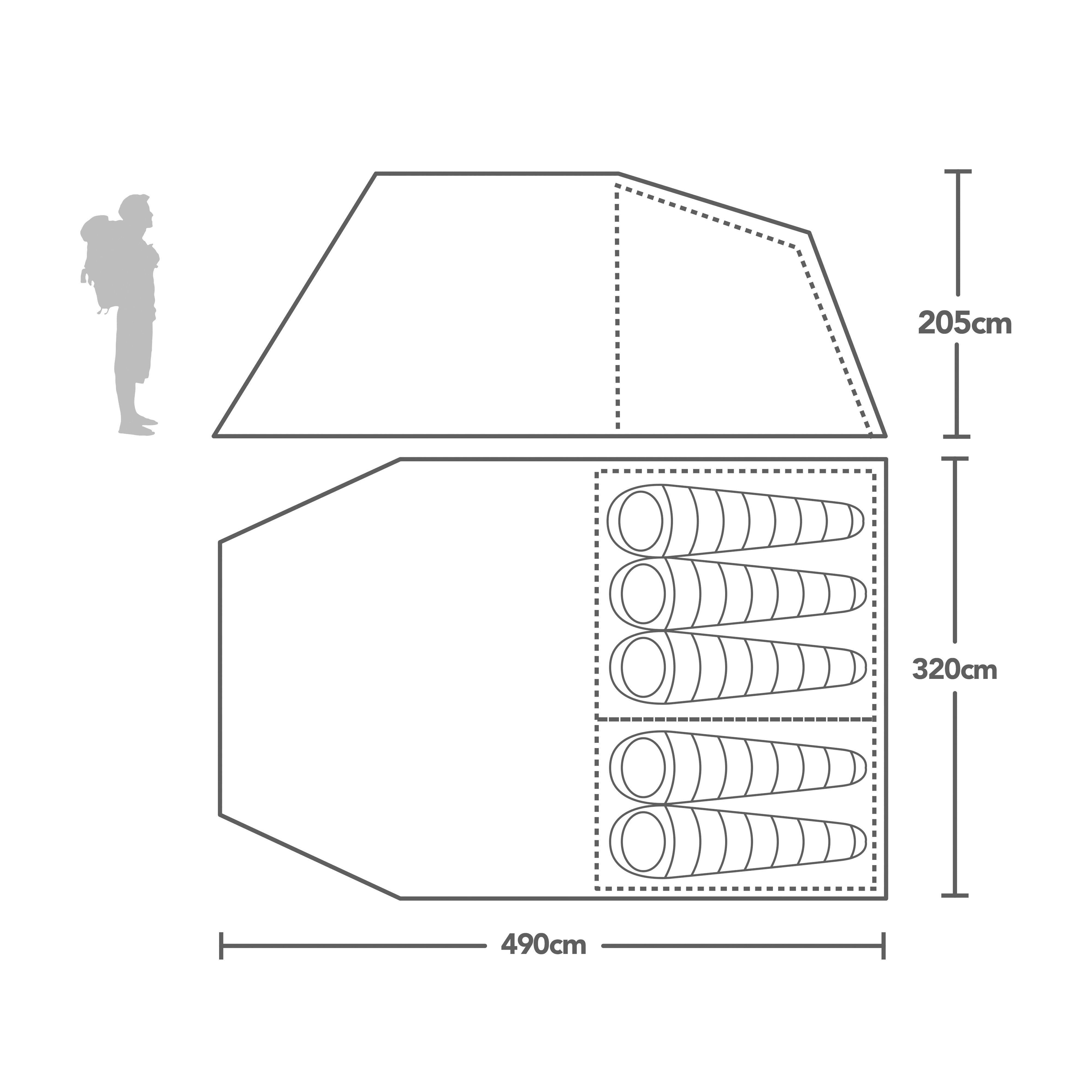 Refurbished Adhara Air 500 Nightfall® Tent