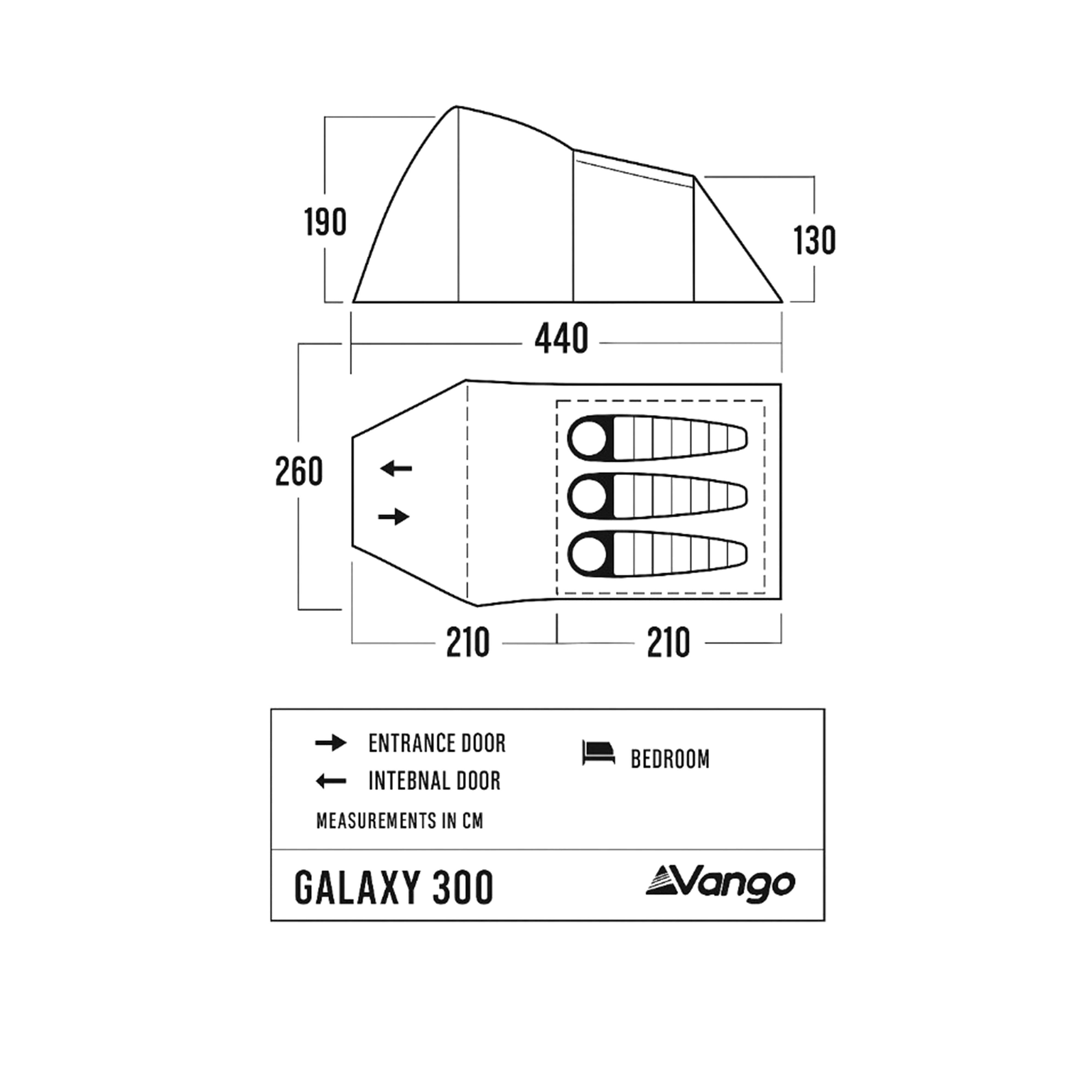 Refurbished Galaxy 300 Tent