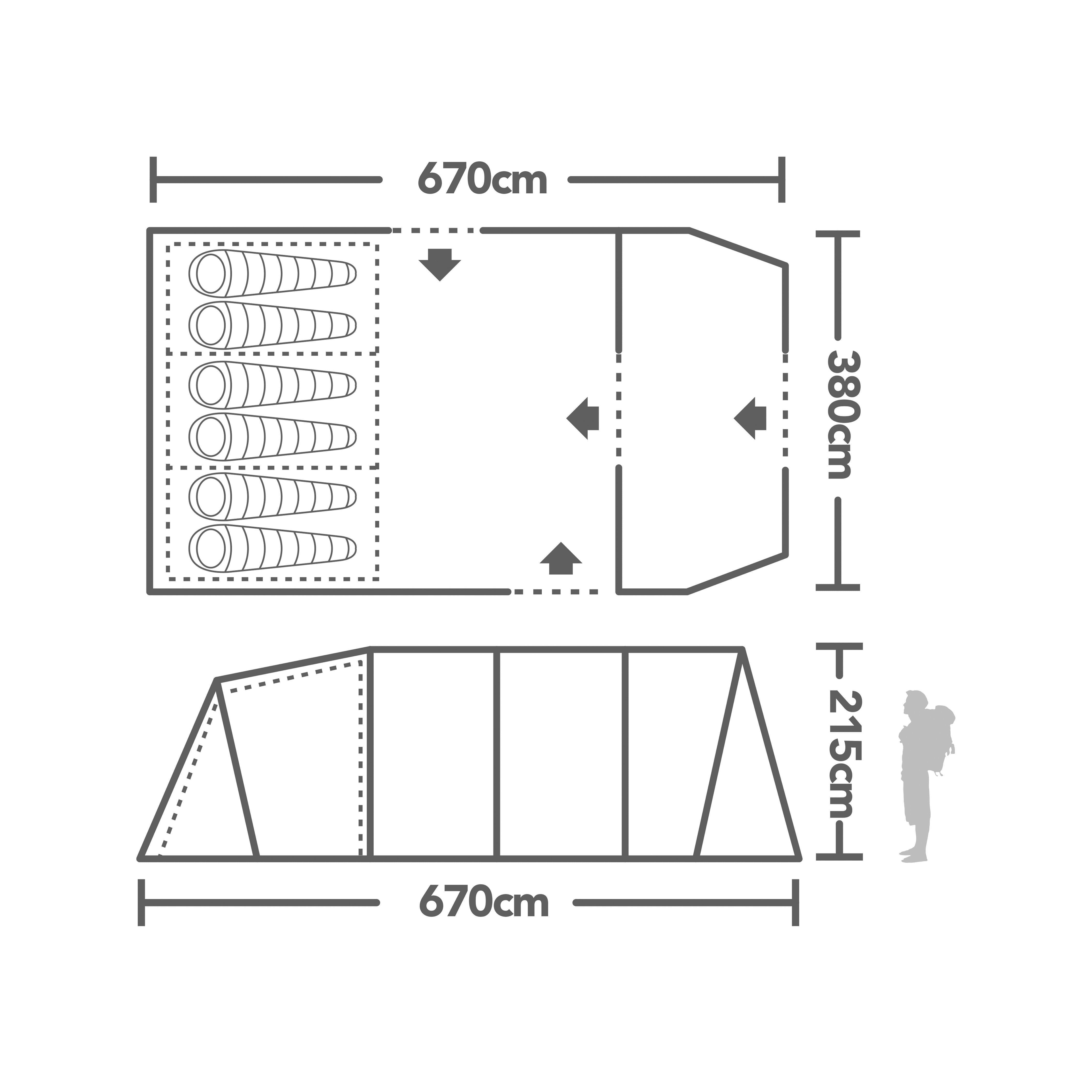 Refurbished Oregon 6 Tent