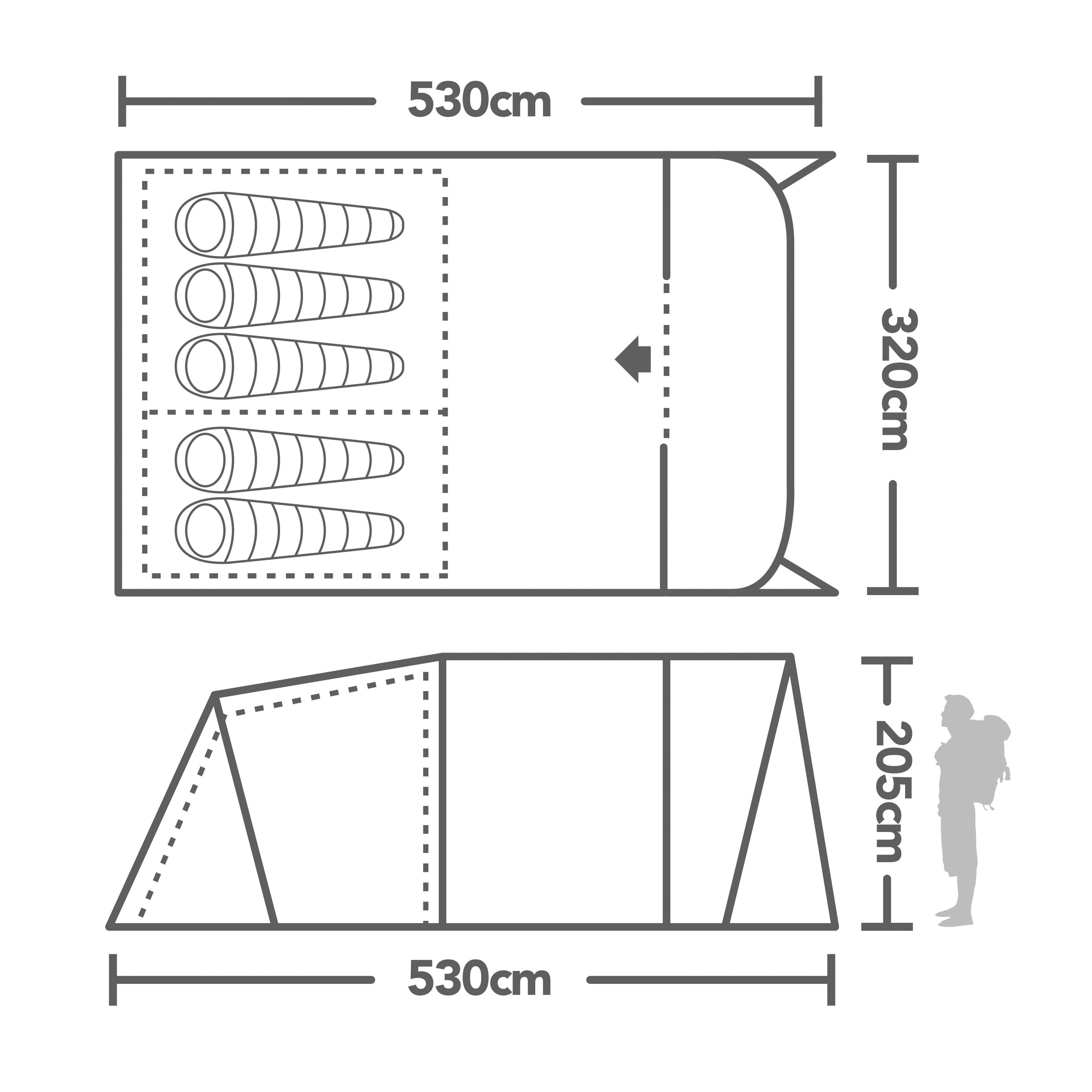 Refurbished Idaho 5 Air Tent