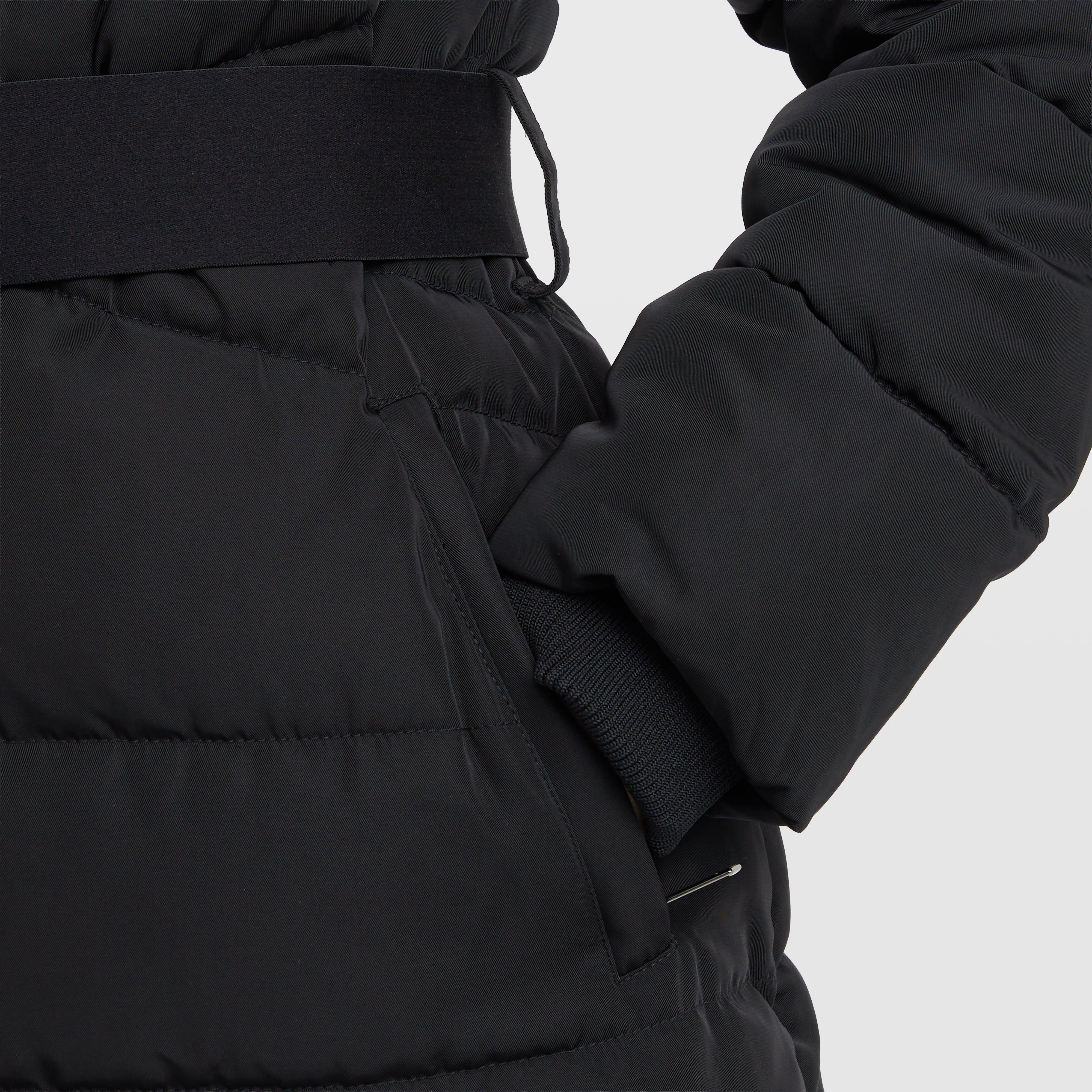 Women's Belted Longline Puffer
