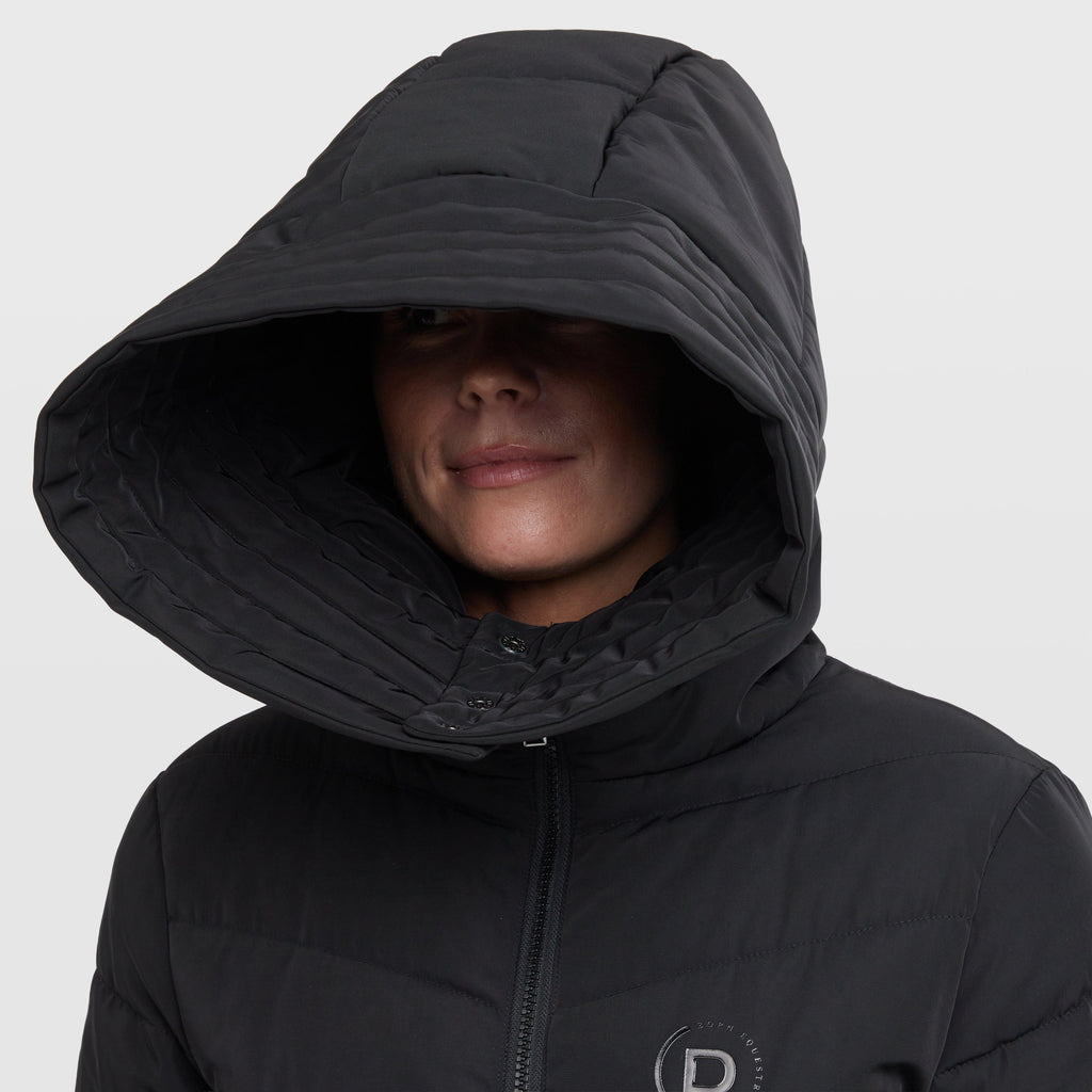 Women's Belted Longline Puffer