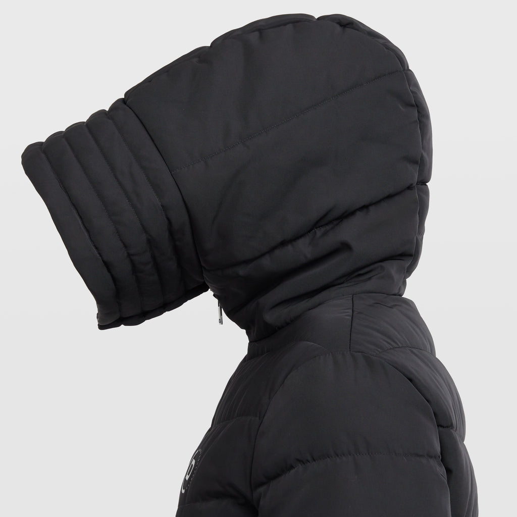 Women's Belted Longline Puffer