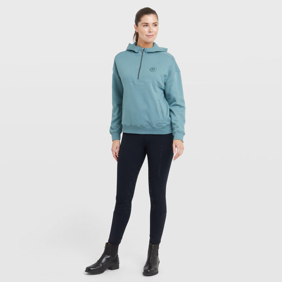 Women's the 1/4 Zip Hooded Fleece Pullover