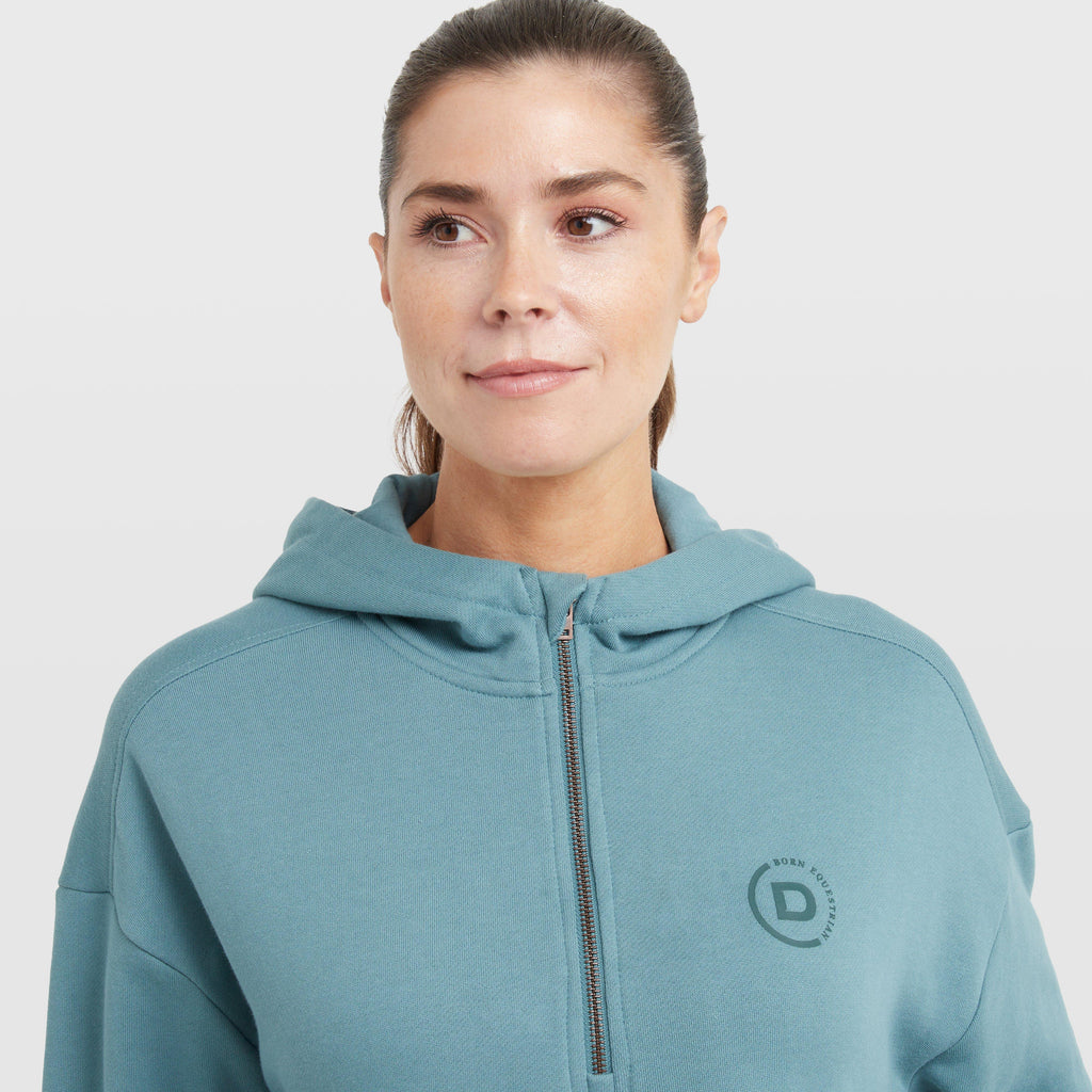 Women's the 1/4 Zip Hooded Fleece Pullover
