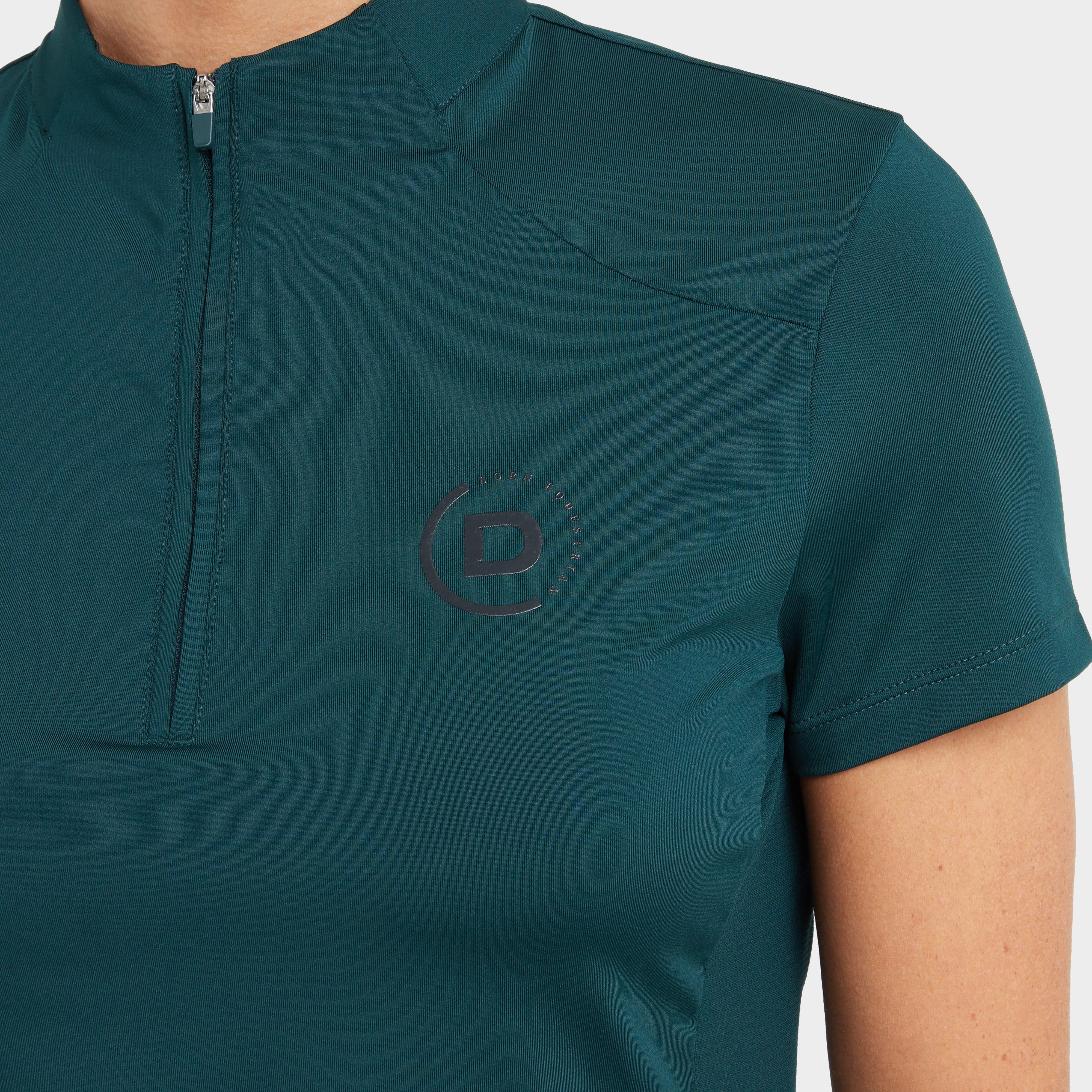 Women's 1/4 Zip Short Sleeve Top