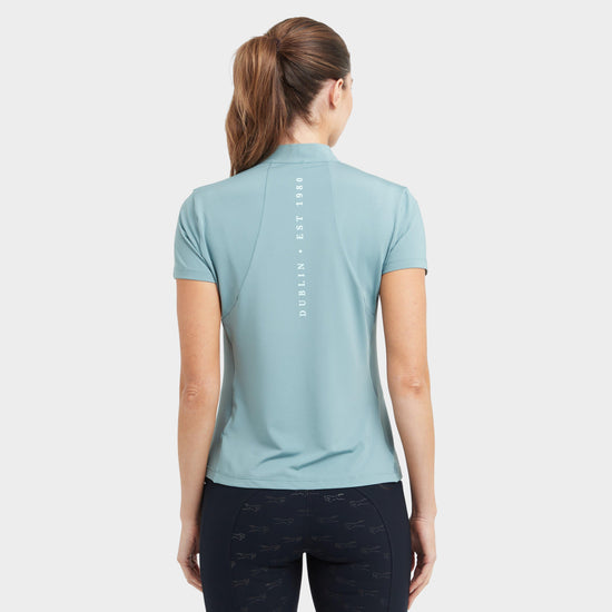 Women's 1/4 Zip Short Sleeve Top