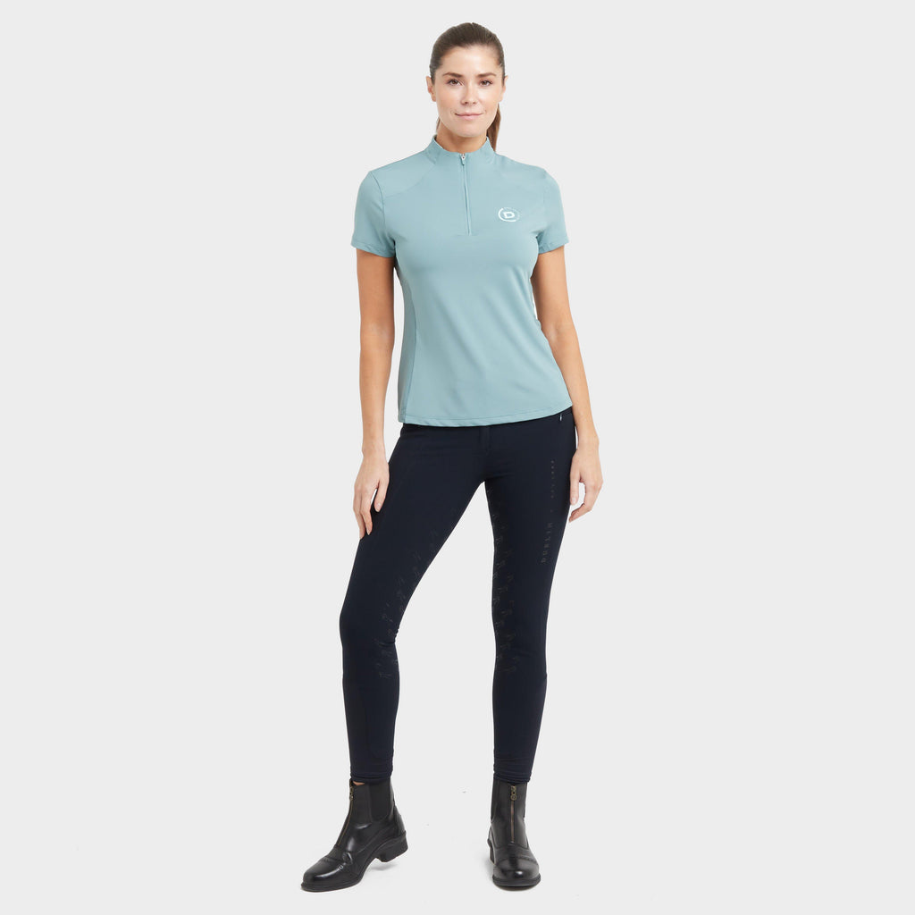 Women's 1/4 Zip Short Sleeve Top