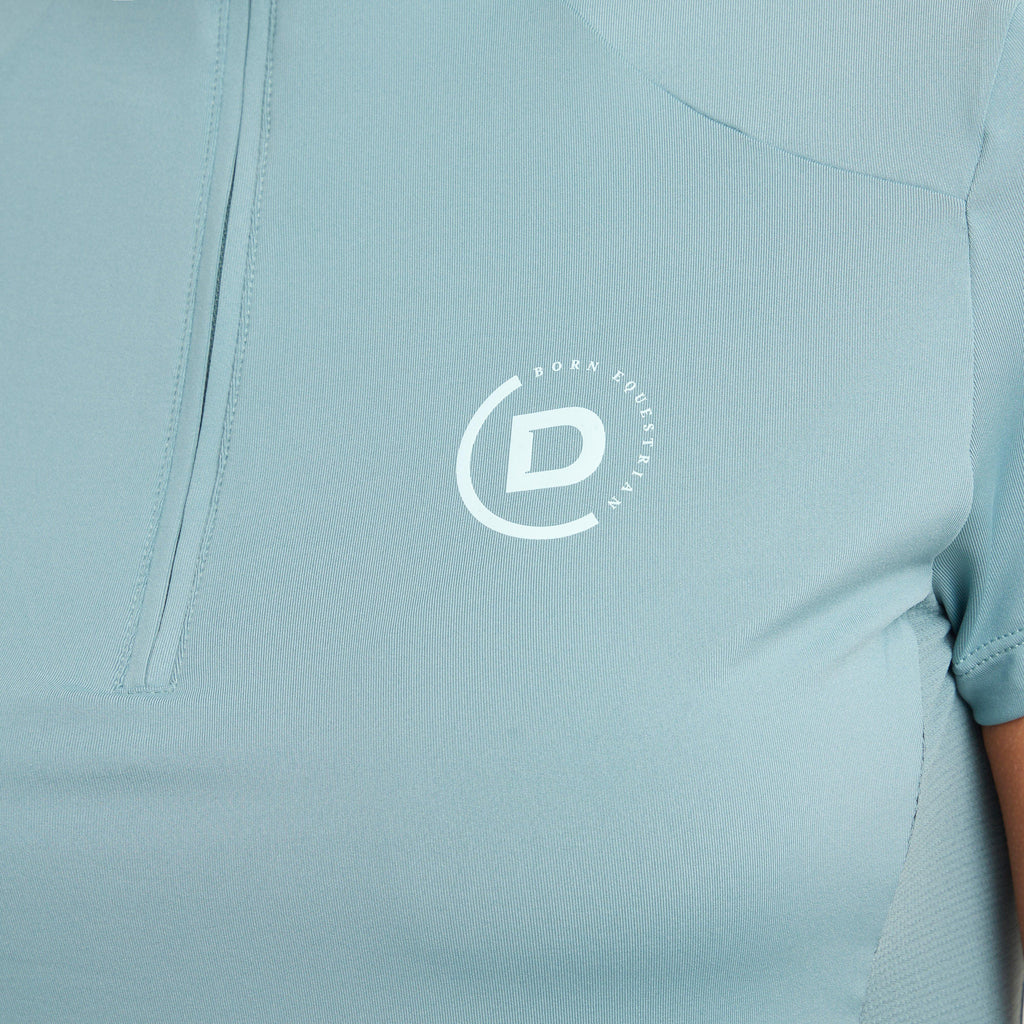 Women's 1/4 Zip Short Sleeve Top