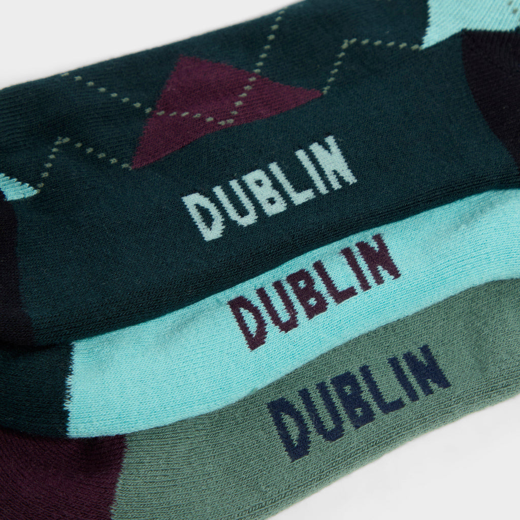 Adults 3 Pack Socks