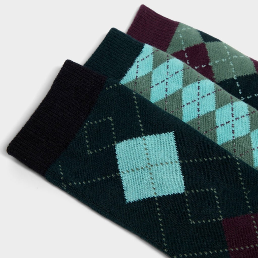Adults 3 Pack Socks