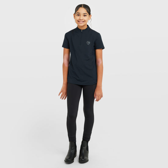 Kids’ 1/4 Zip Short Sleeve Top