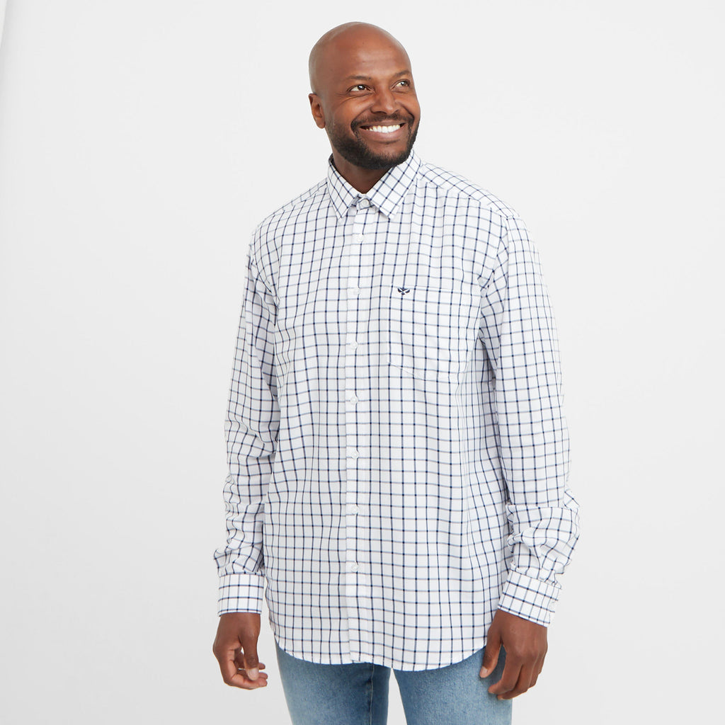 Mens Fernie Bamboo Shirt Navy