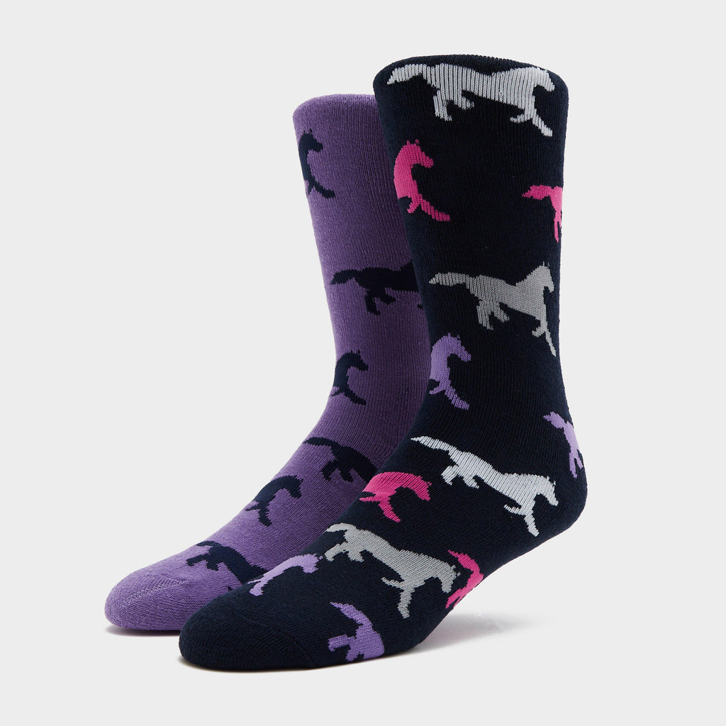 Kids’ Horseshoe Socks 2 Pack