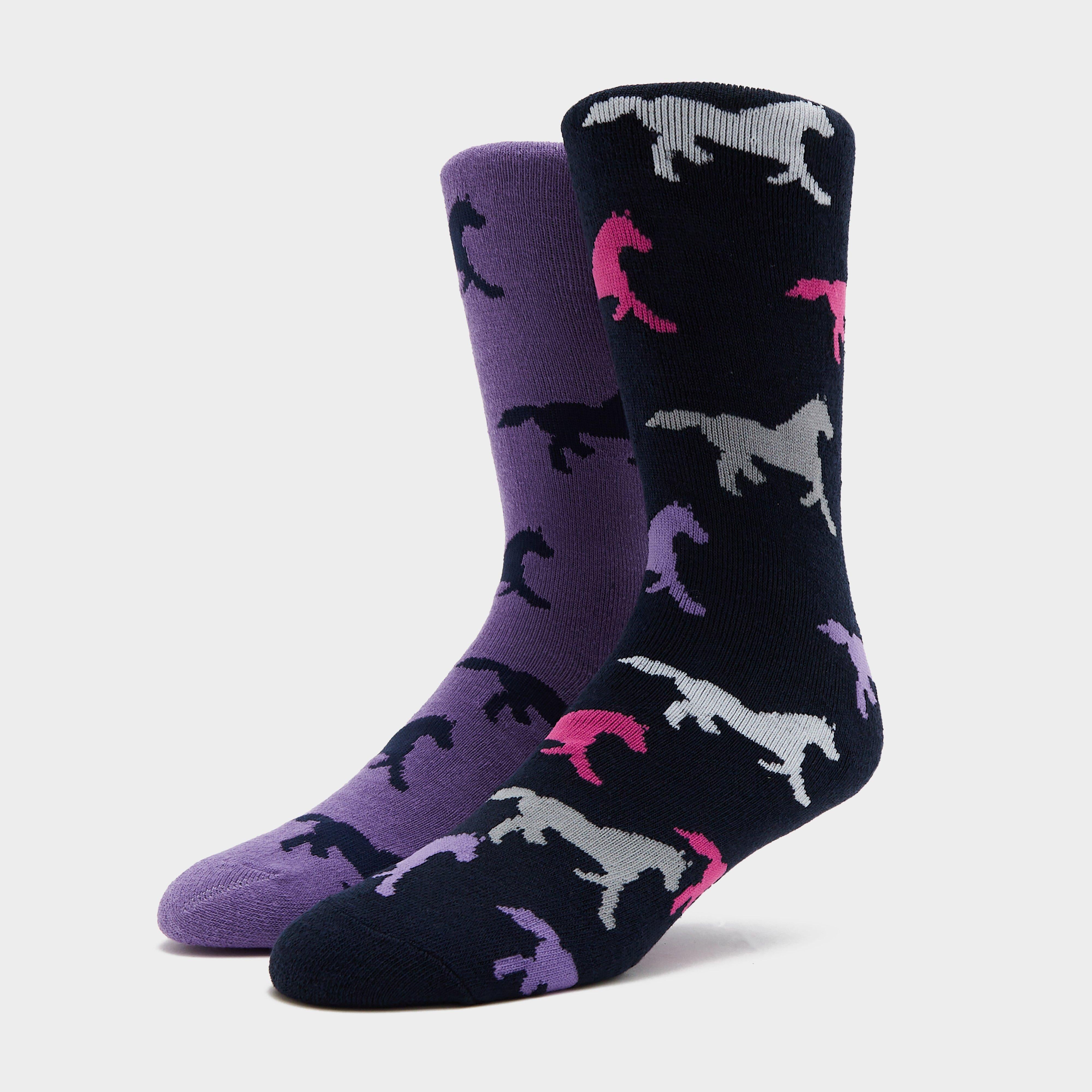 Kids’ Horseshoe Socks 2 Pack