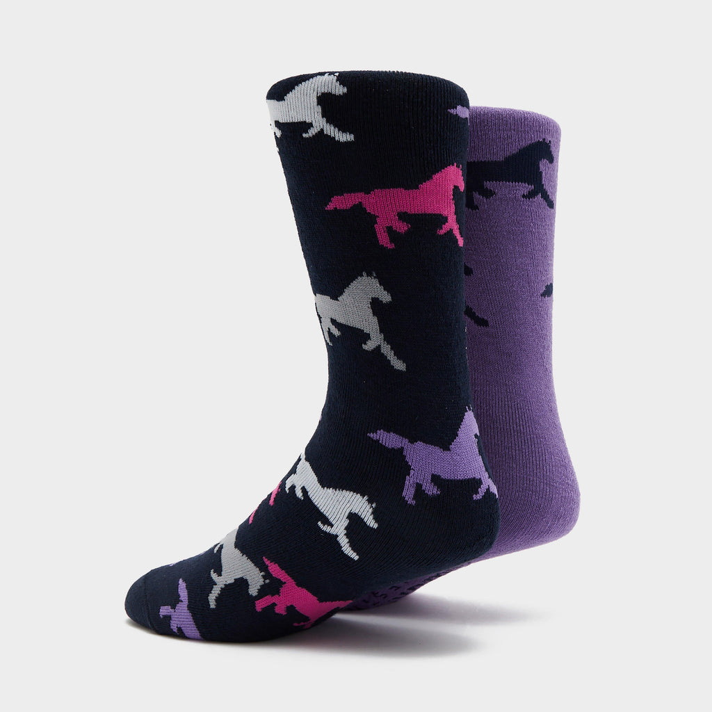 Kids’ Horseshoe Socks 2 Pack