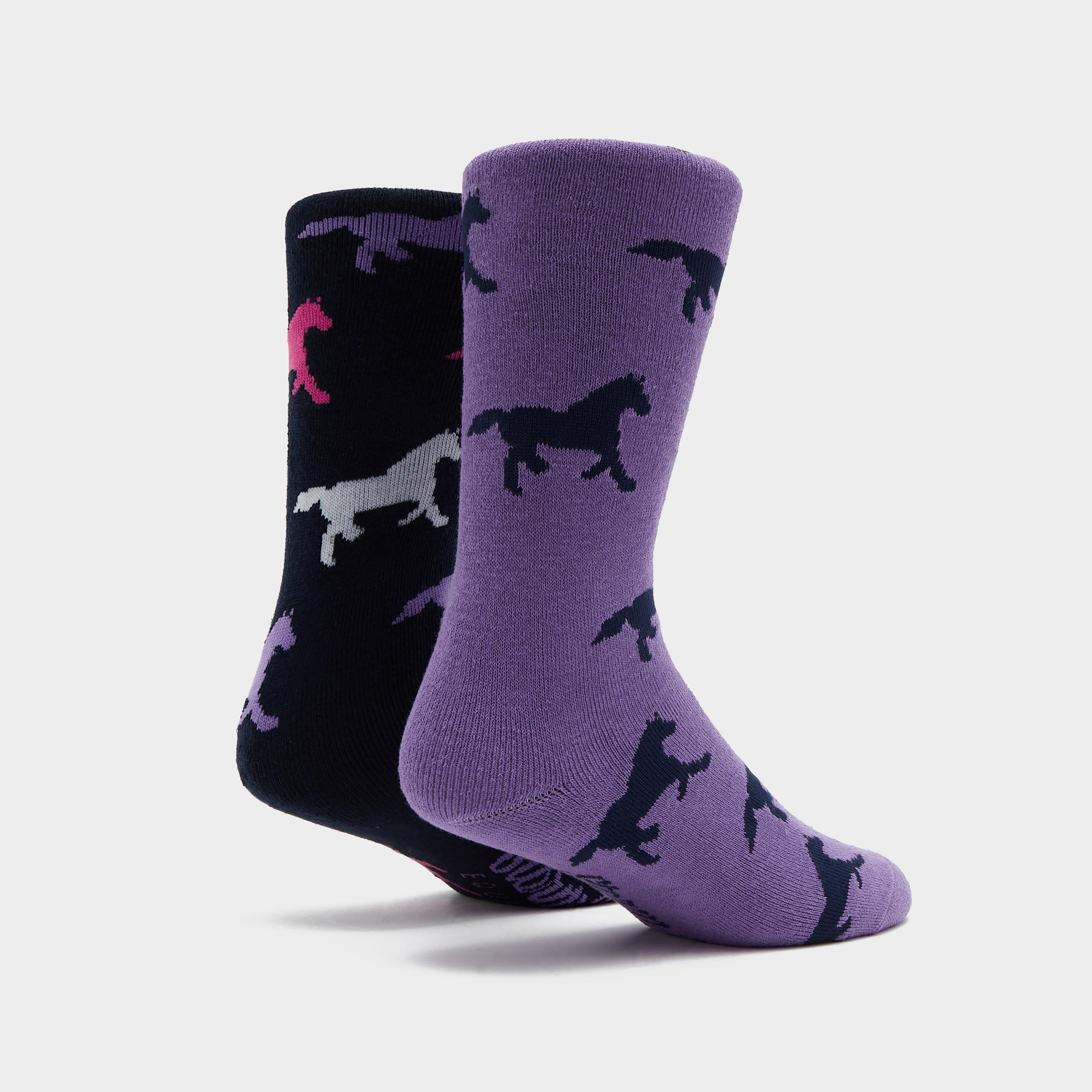 Kids’ Horseshoe Socks 2 Pack