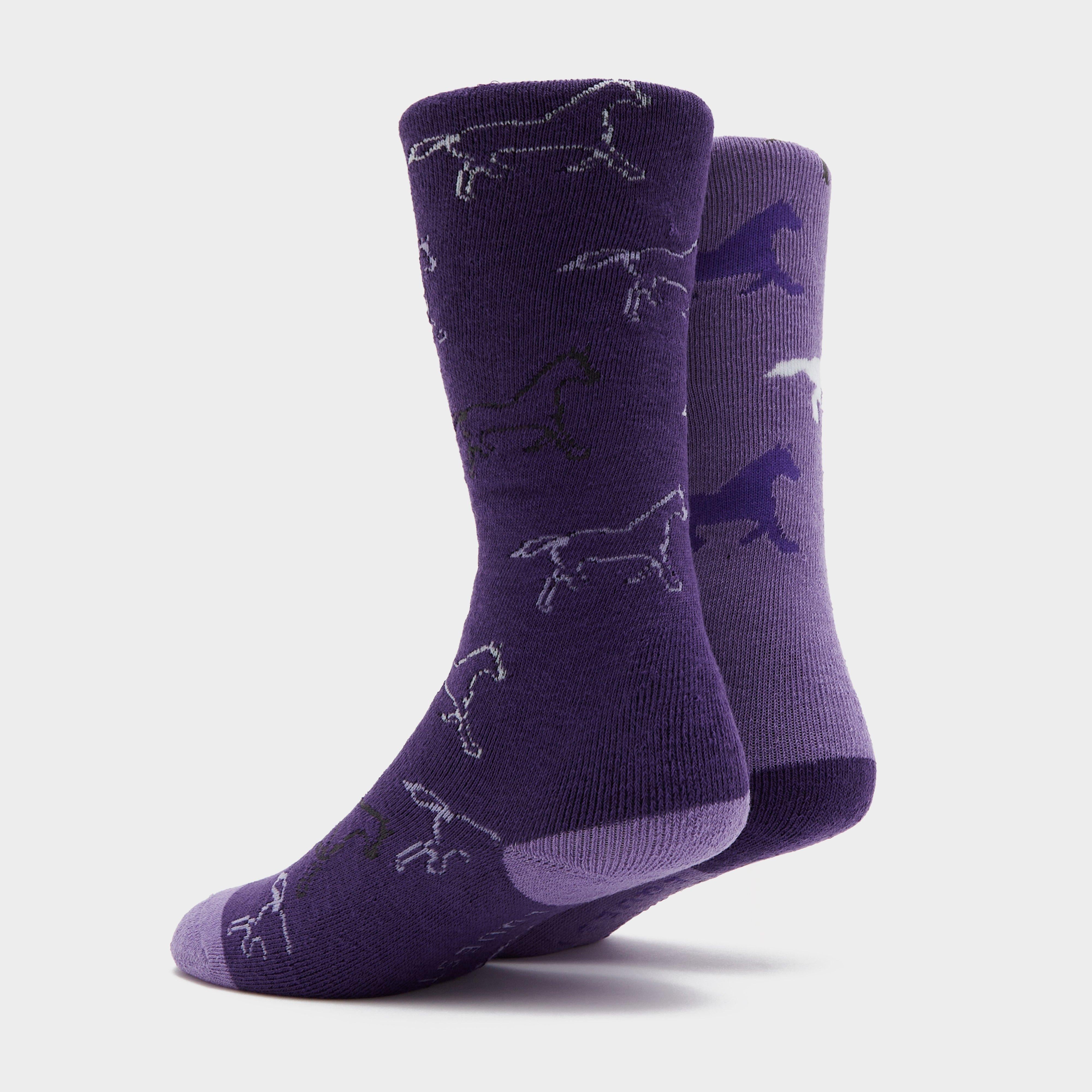 Kids’ Horseshoe Socks 2 Pack
