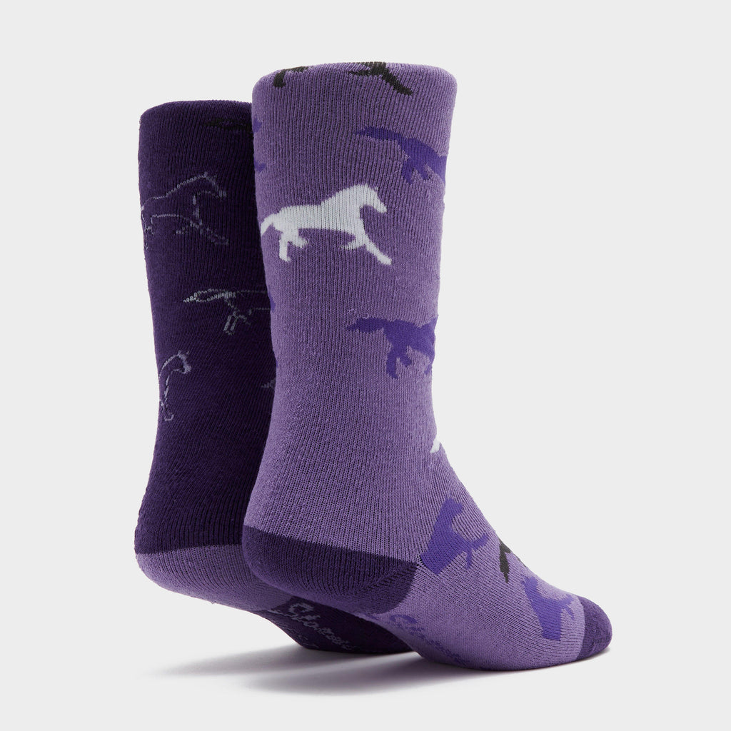 Kids’ Horseshoe Socks 2 Pack