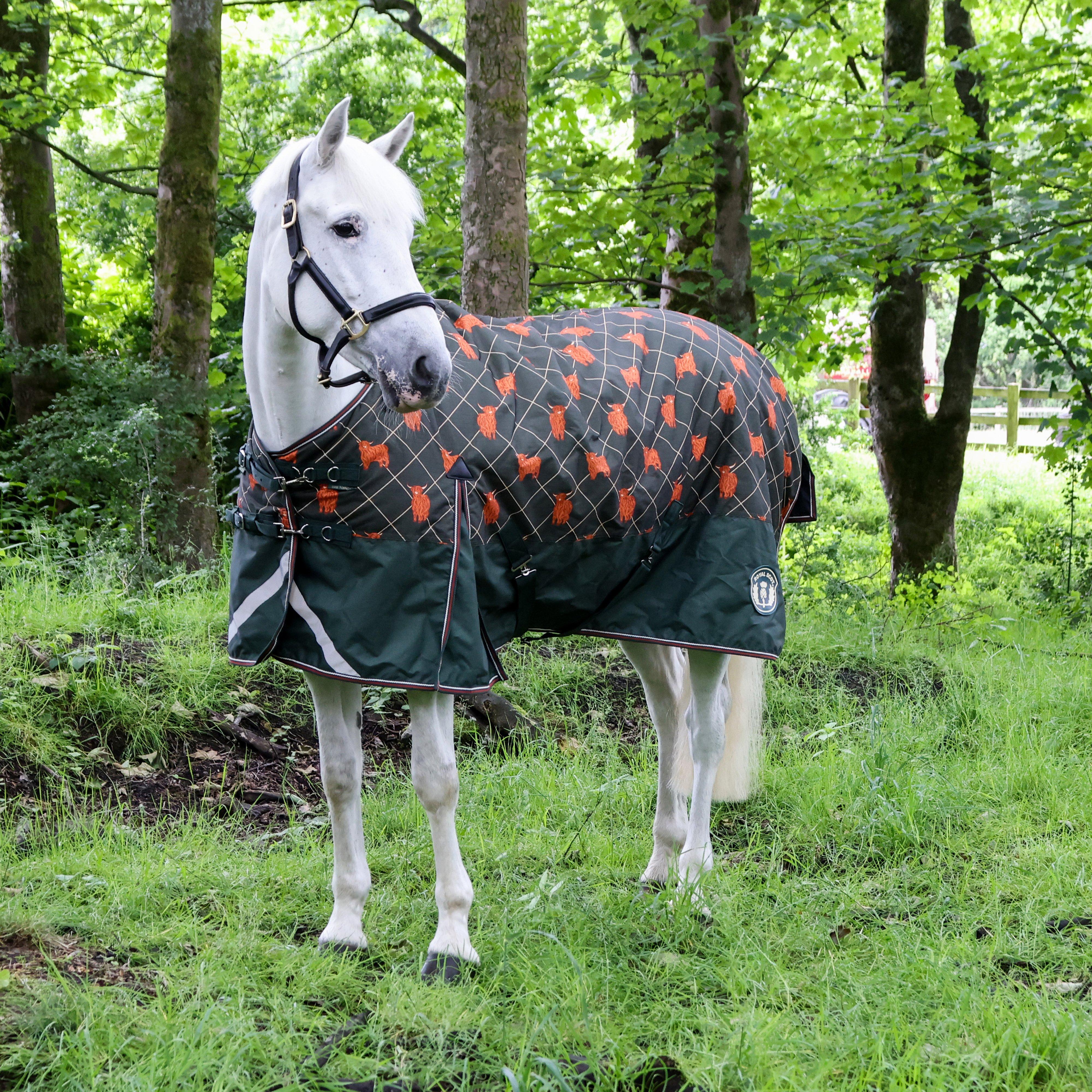 Original 100g Light-Medium Detachable Neck Turnout Rug Olive