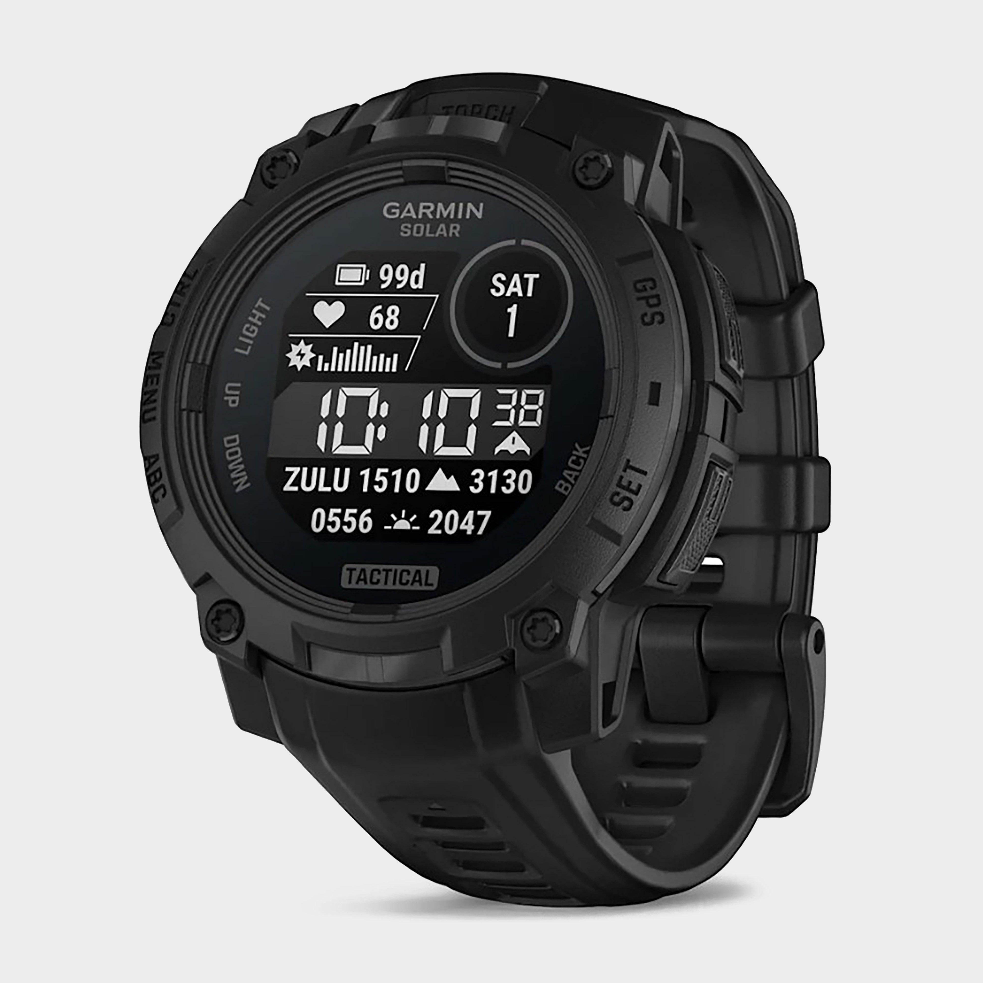 時計 garmin instinct3 dualpower tactical 45mm Black Garmin Instinct® 3 Solar 45mm Tactical Edition Multi-Sport