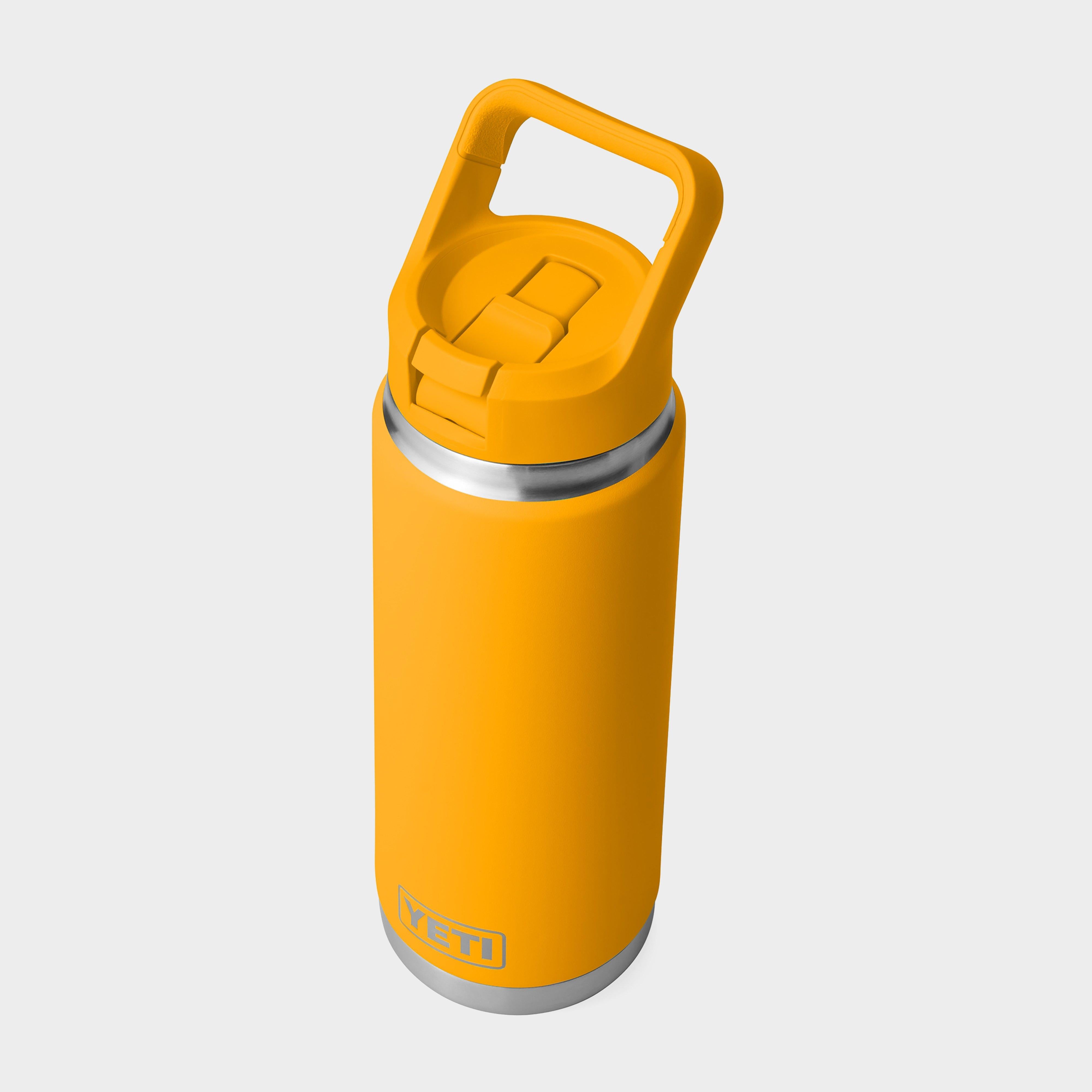 Yellow YETI Rambler® 26oz (769ml) Bottle with Straw Cap – GO Outdoors