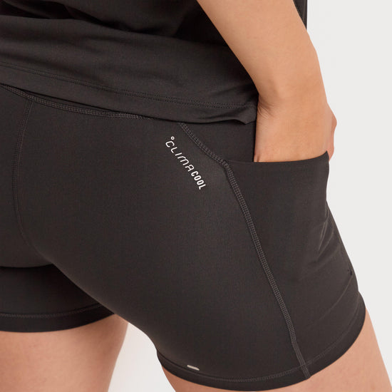 Women's ADI365 CLIMACOOL Running Short Leggings Black