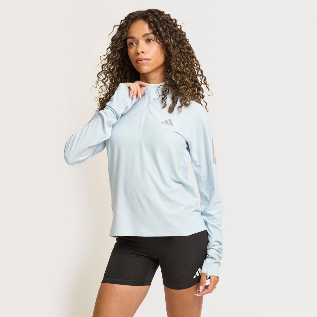 Women’s ADI365 Iconic Running 1/2 Zip Jumper Crystal Sky