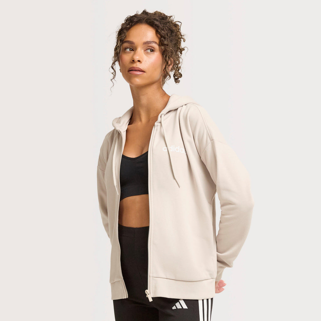 Women’s Essentials Linear Full Zip French Terry Hoodie