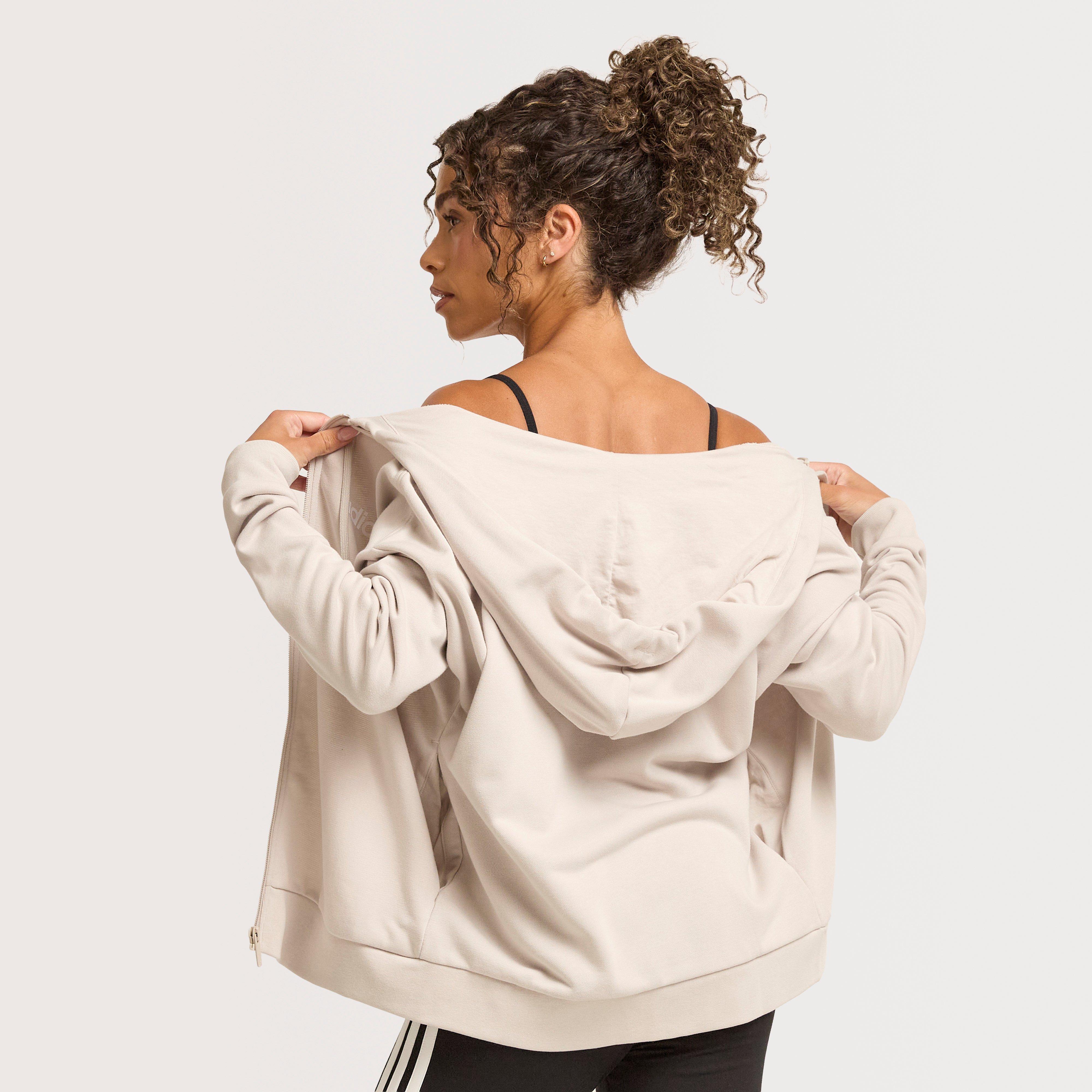 Women’s Essentials Linear Full Zip French Terry Hoodie