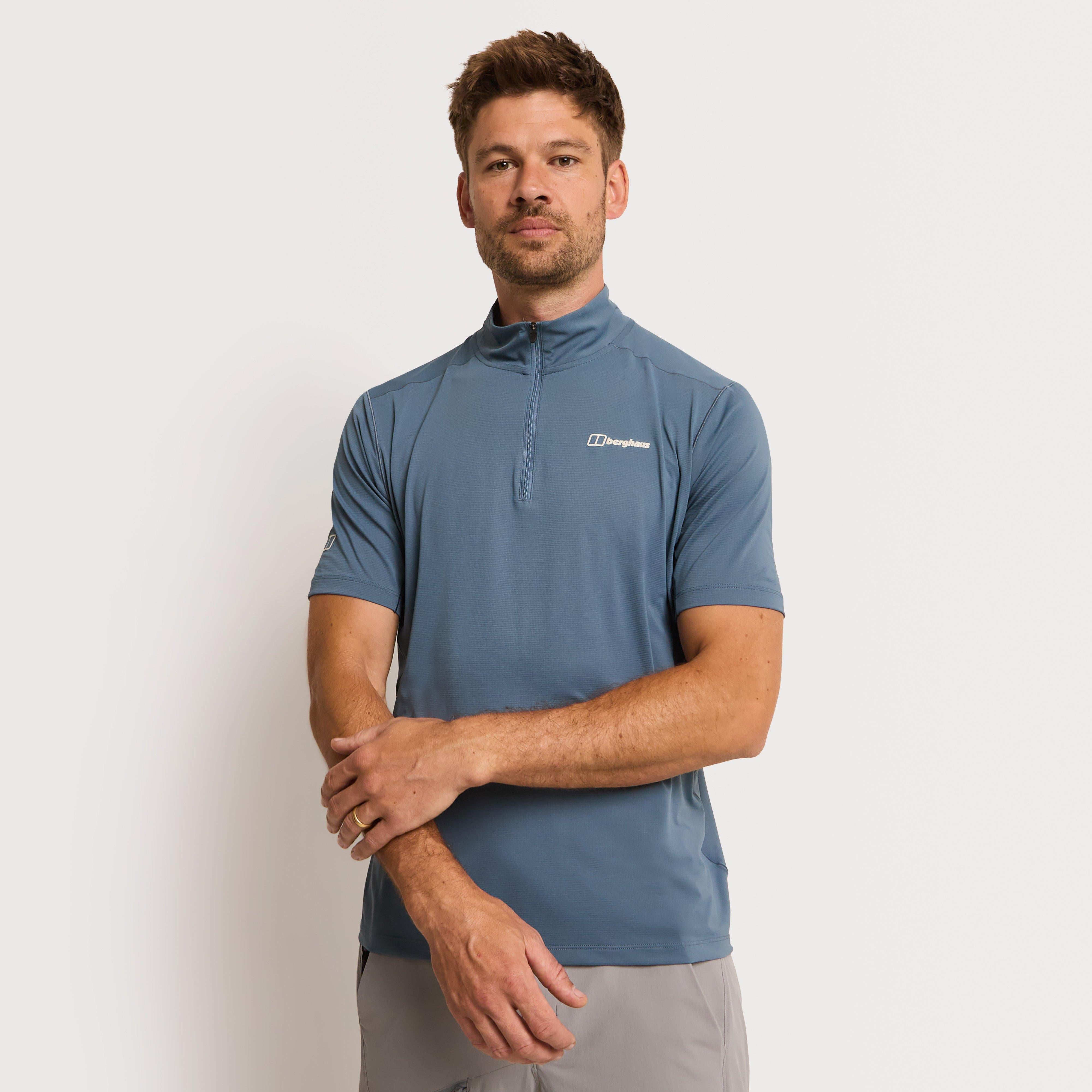 Men's Bowburn Half Zip Technical Tee