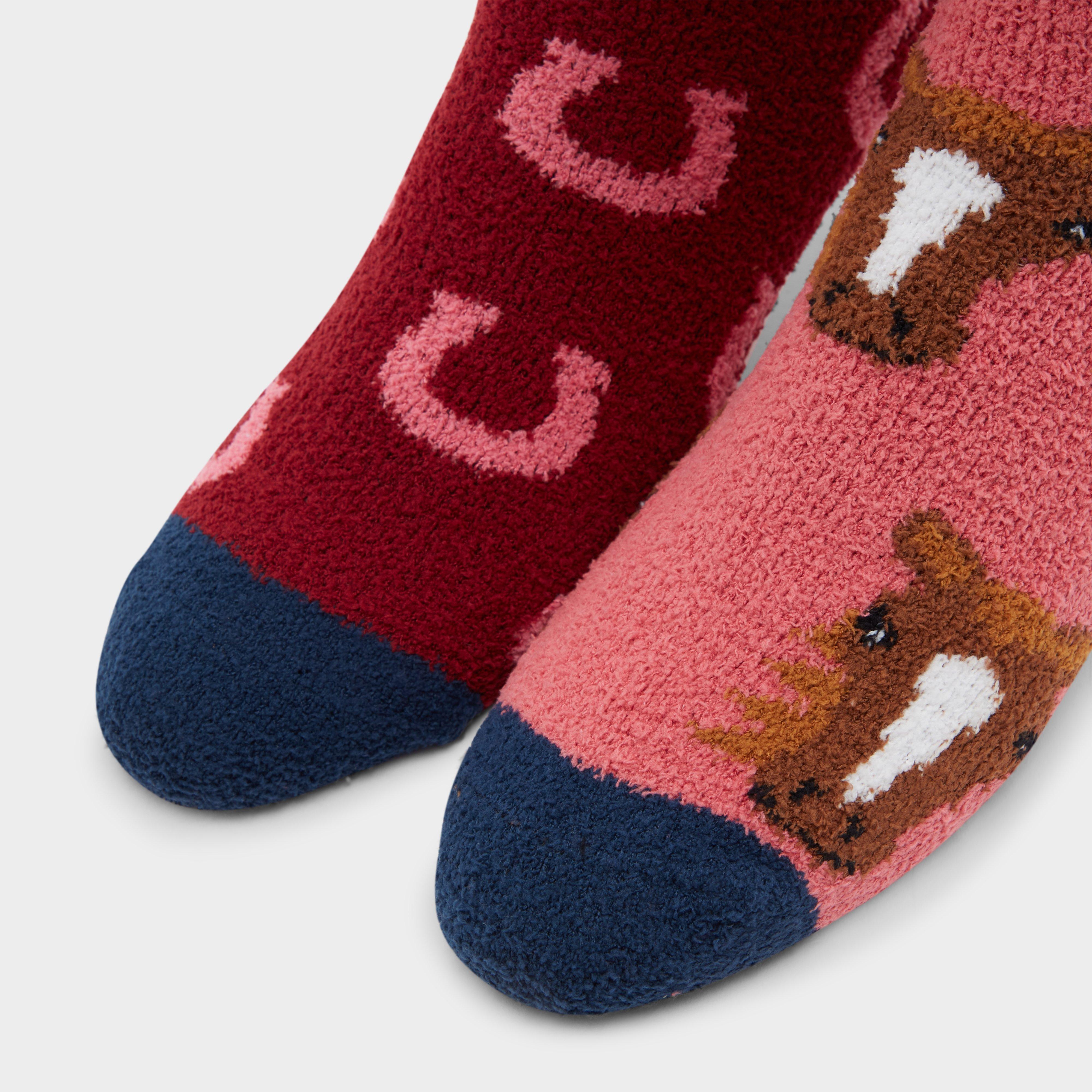 Women’s Wild Feet Pony Cosy Lounge Socks 2 Pack