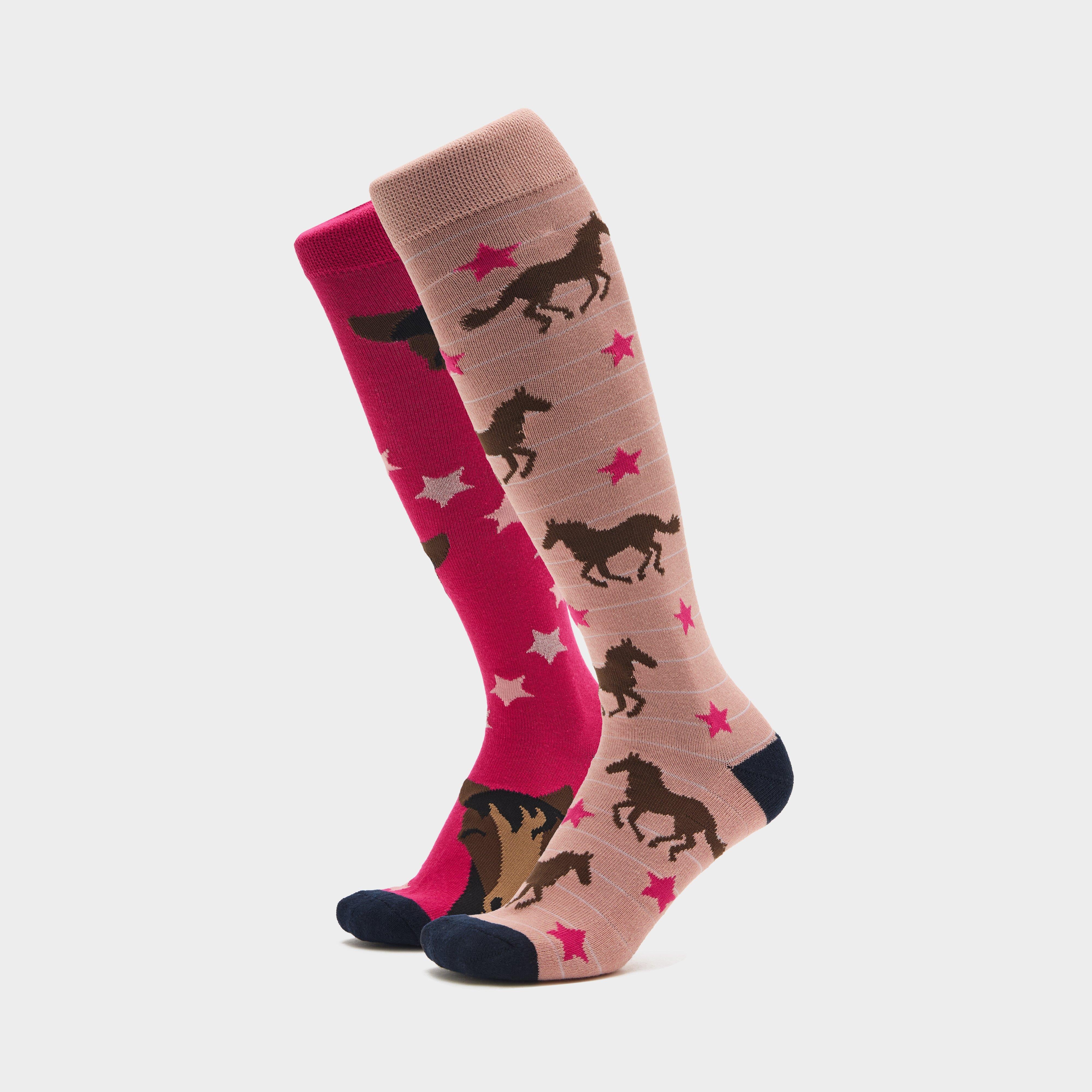 Women's Knee-High Equestrian Socks 2 Pack